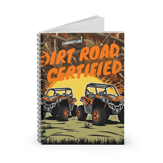 Dirt Road Certified Spiral Notebook