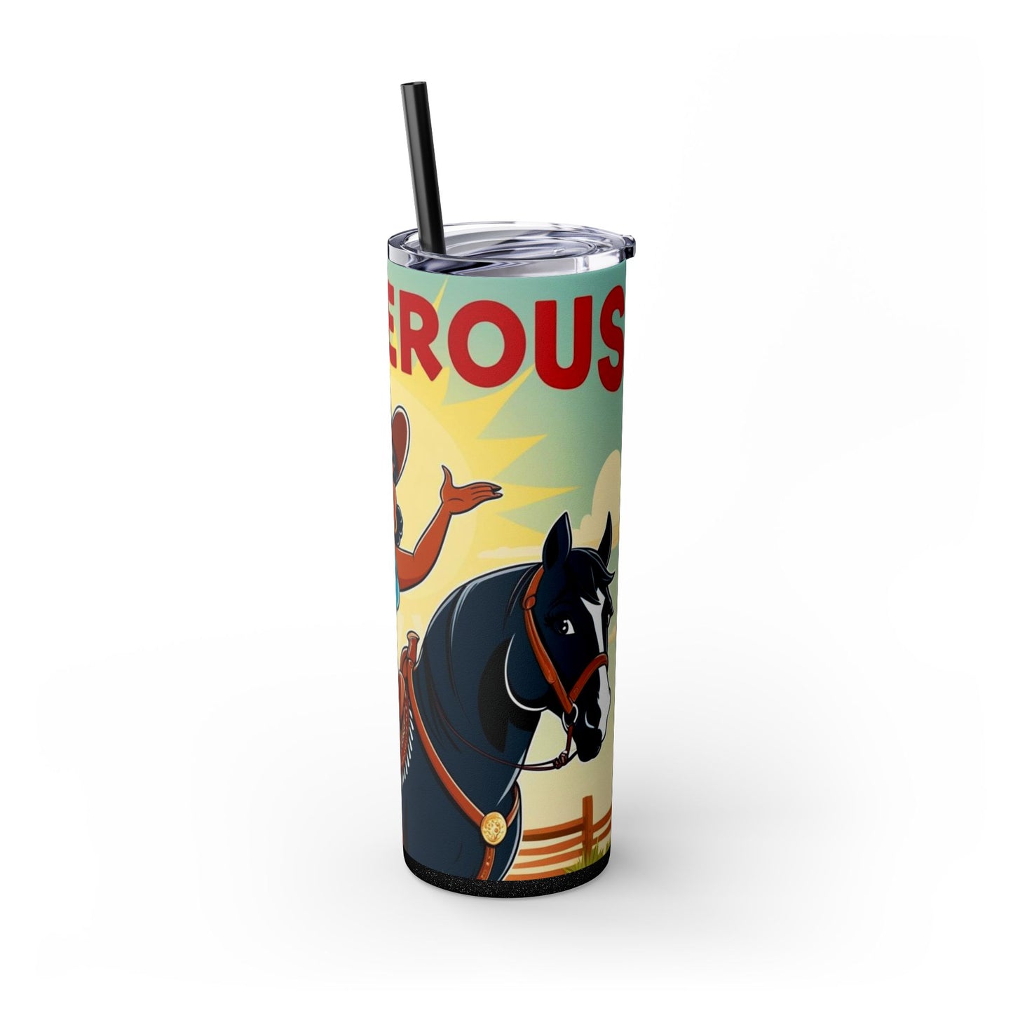 Dangerous Cowgirl Tumbler with Straw - 20oz