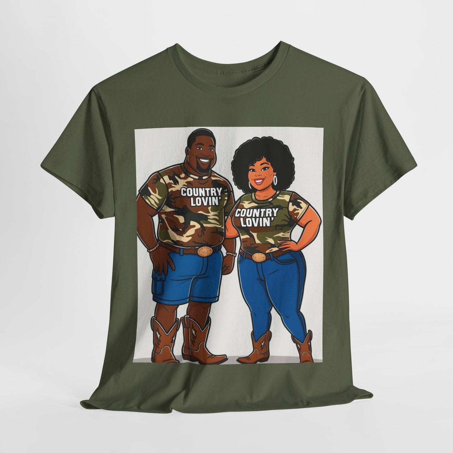 Country Lovin 2-More Colors Unisex Cotton Tee