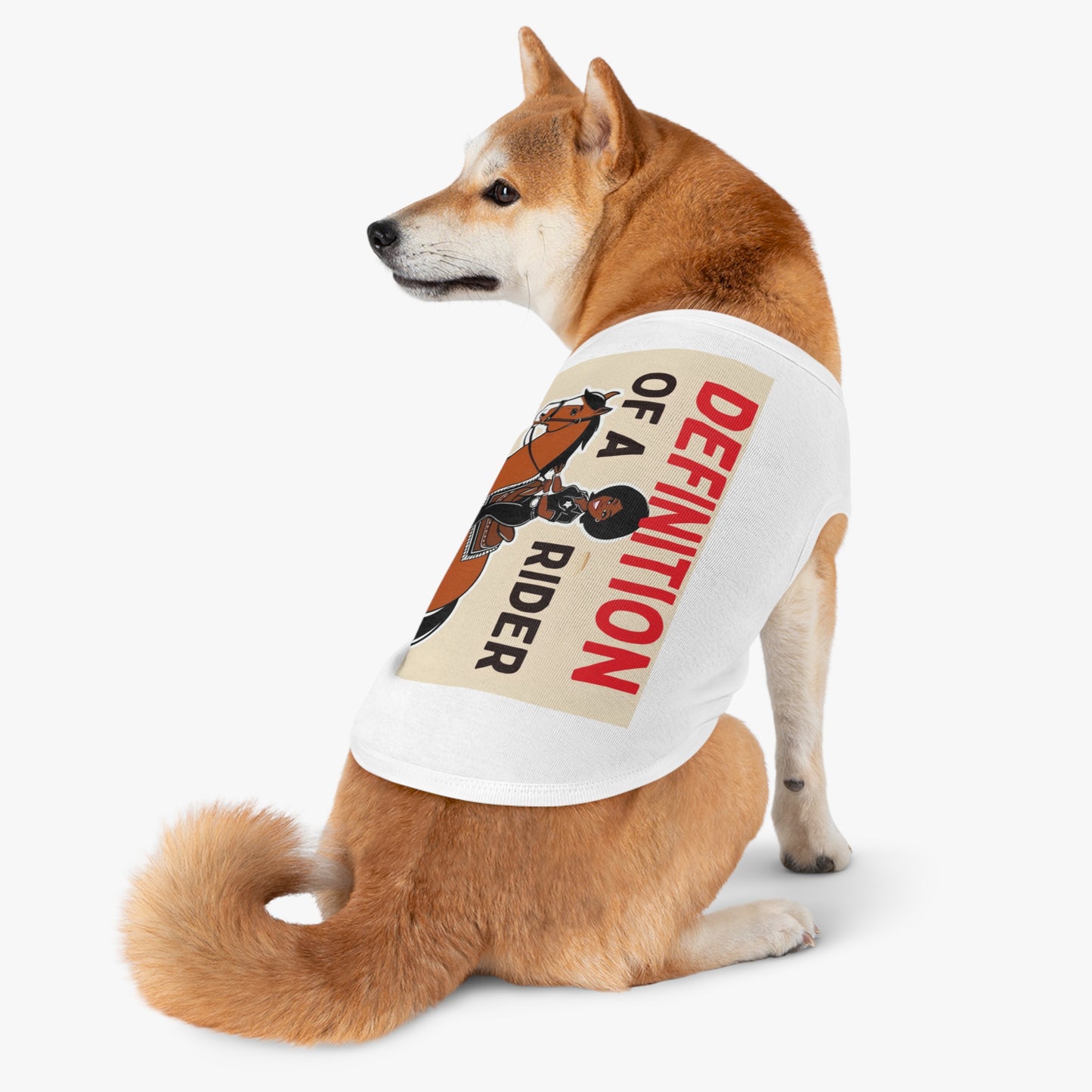 Definition of a Rider Pet Tank Top