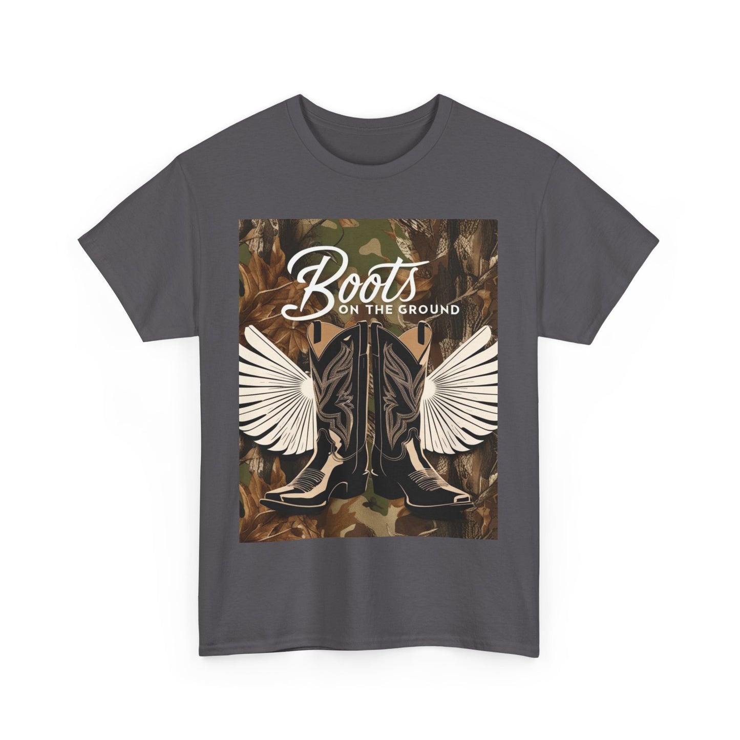 Boots On The Ground Unisex Cotton Tee