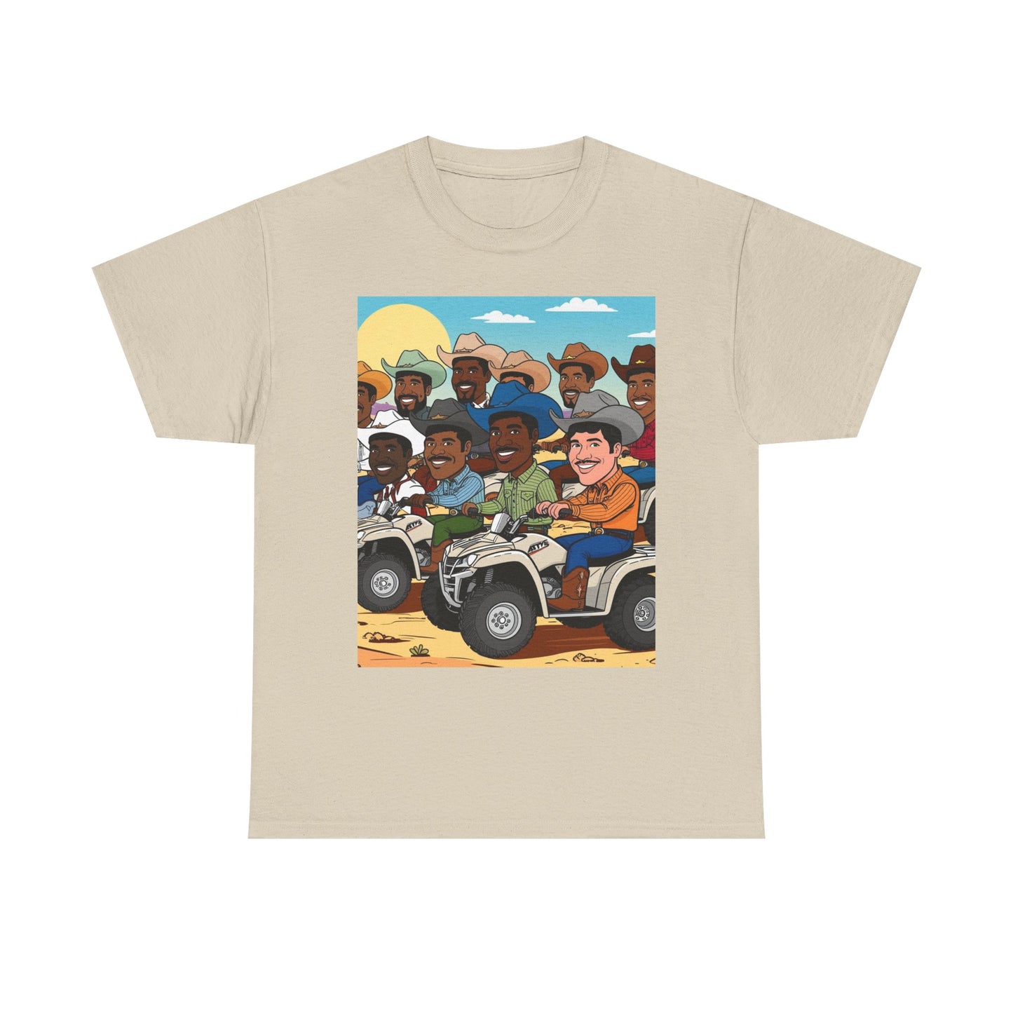 Retro Cowboy Adventure Unisex Cotton Tee