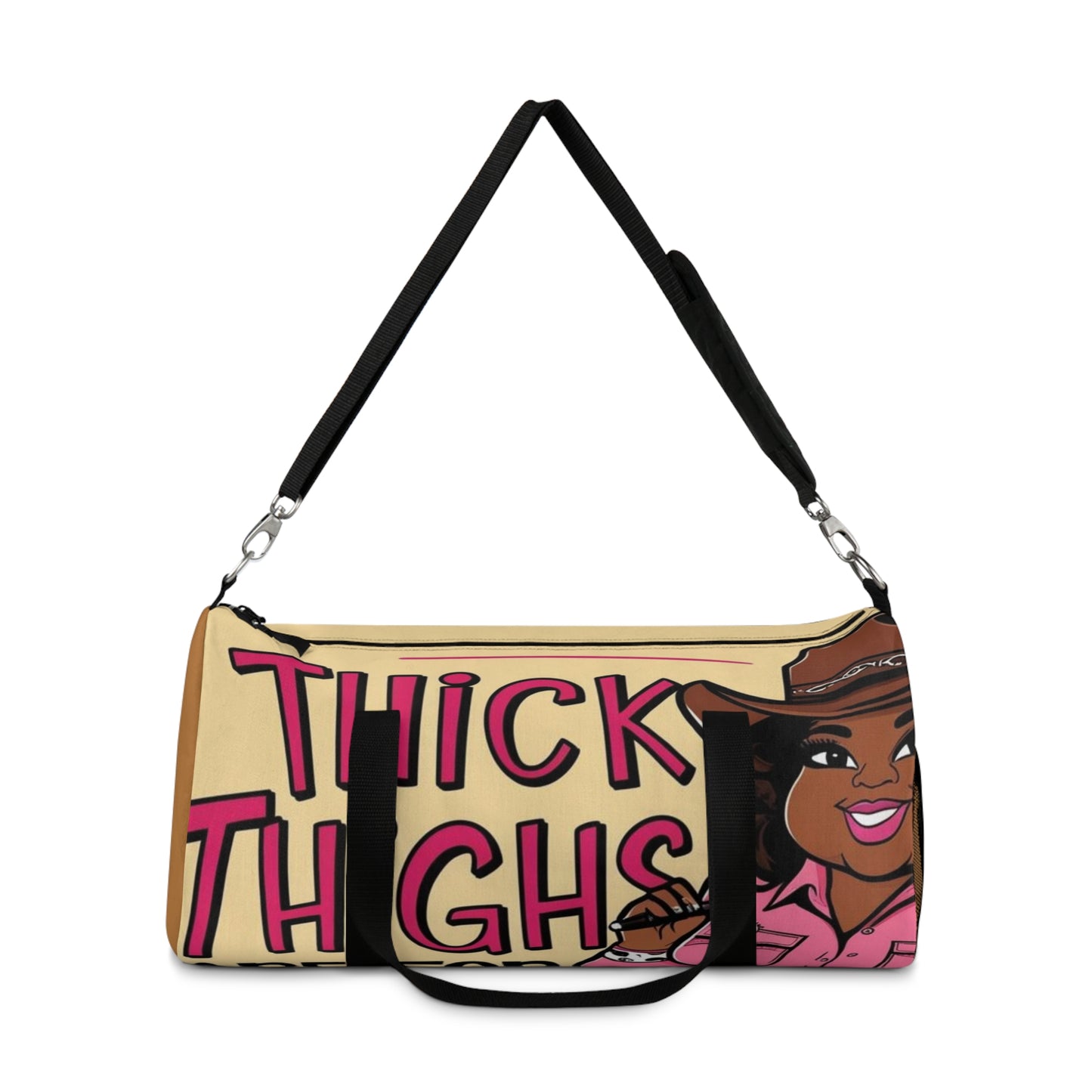 Thick Thighs Are For Trail Rides Duffel Bag