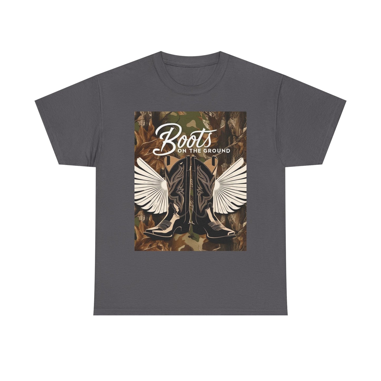 Boots On The Ground Unisex Cotton Tee
