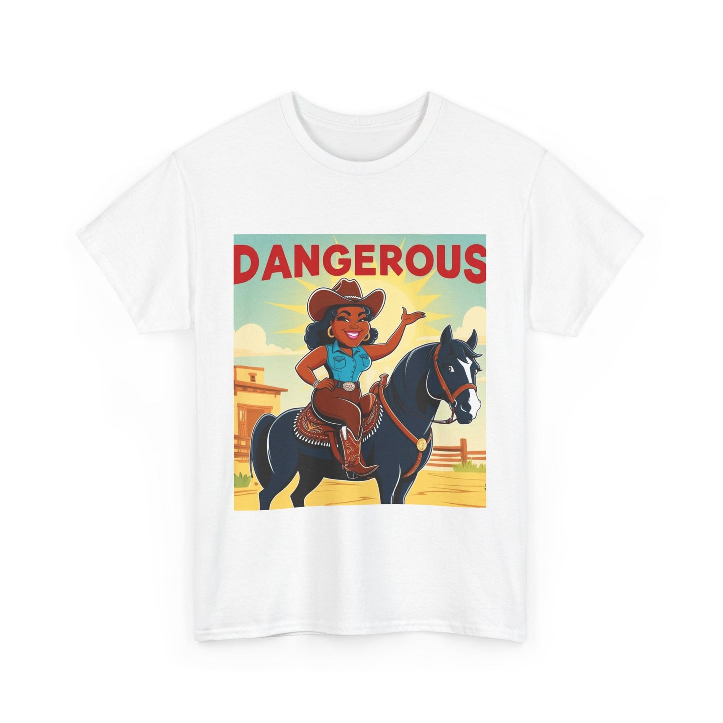 Dangerous Cowgirl Unisex Cotton Tee