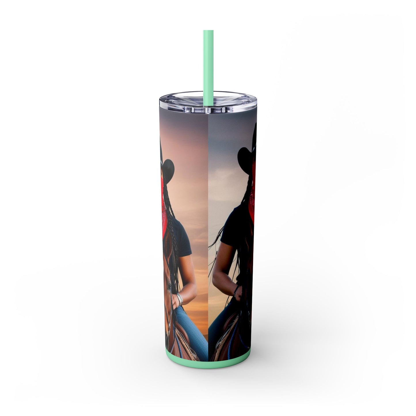 Pay Homage Skinny Tumbler with Straw, 20oz