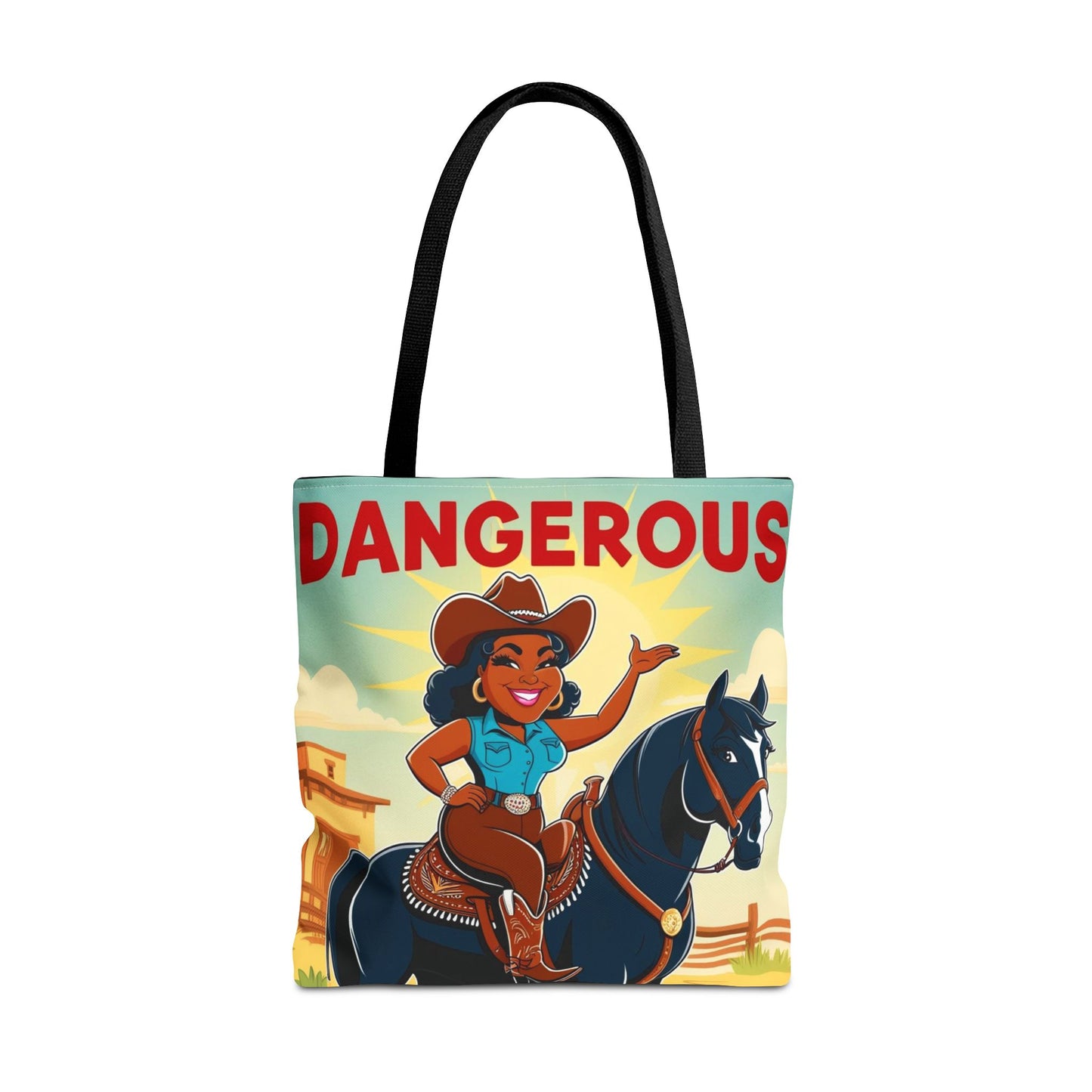 Dangerous Cowgirl Tote Bag