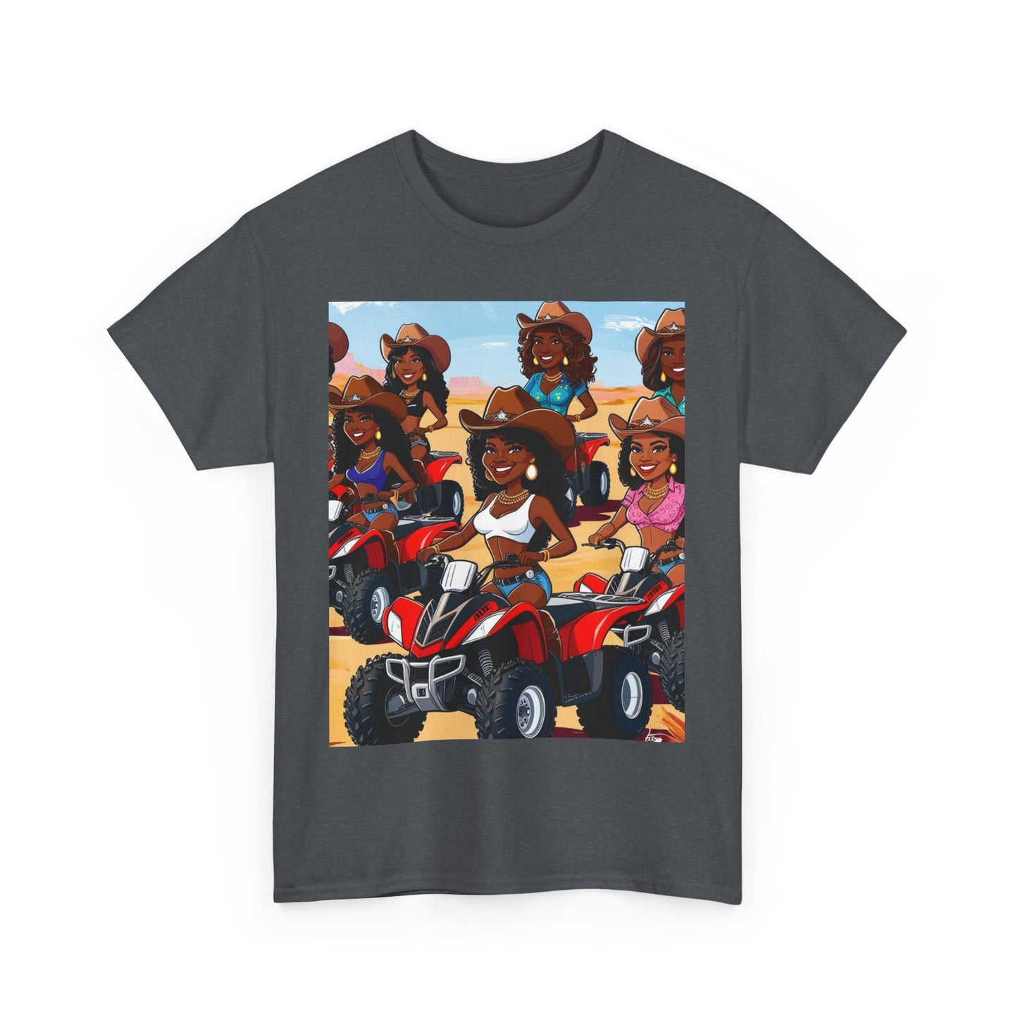 Adventurous Squad Biking Unisex Cotton Tee