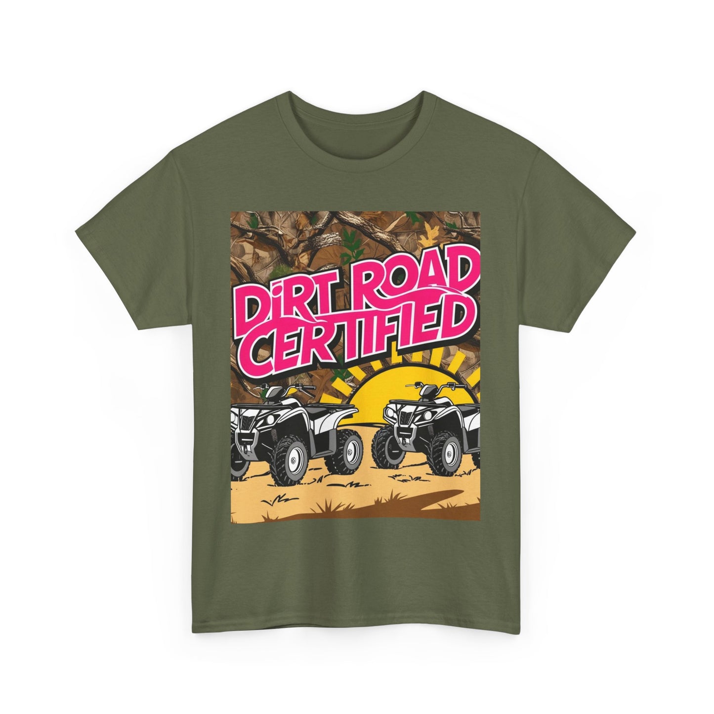 Dirt Road Certified Pink 2-More Colors Unisex Cotton Tee