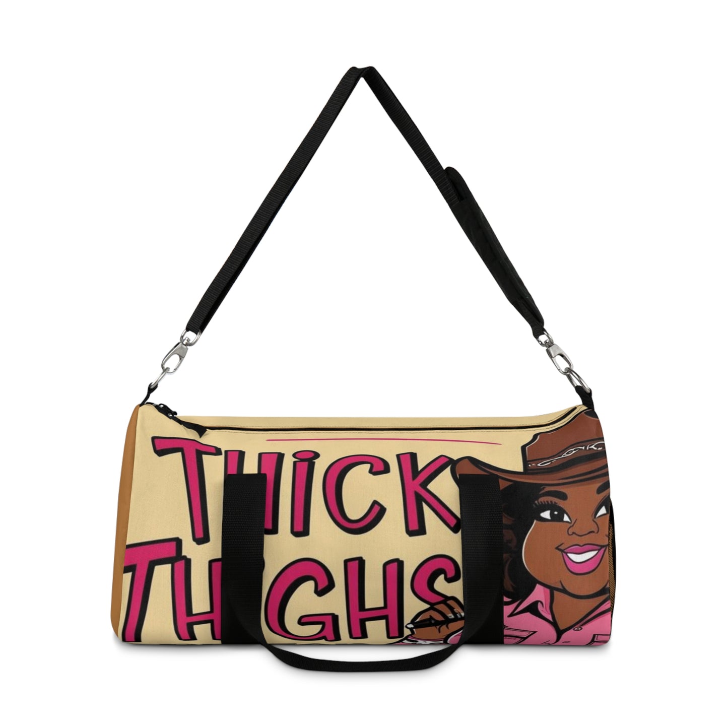 Thick Thighs Are For Trail Rides Duffel Bag