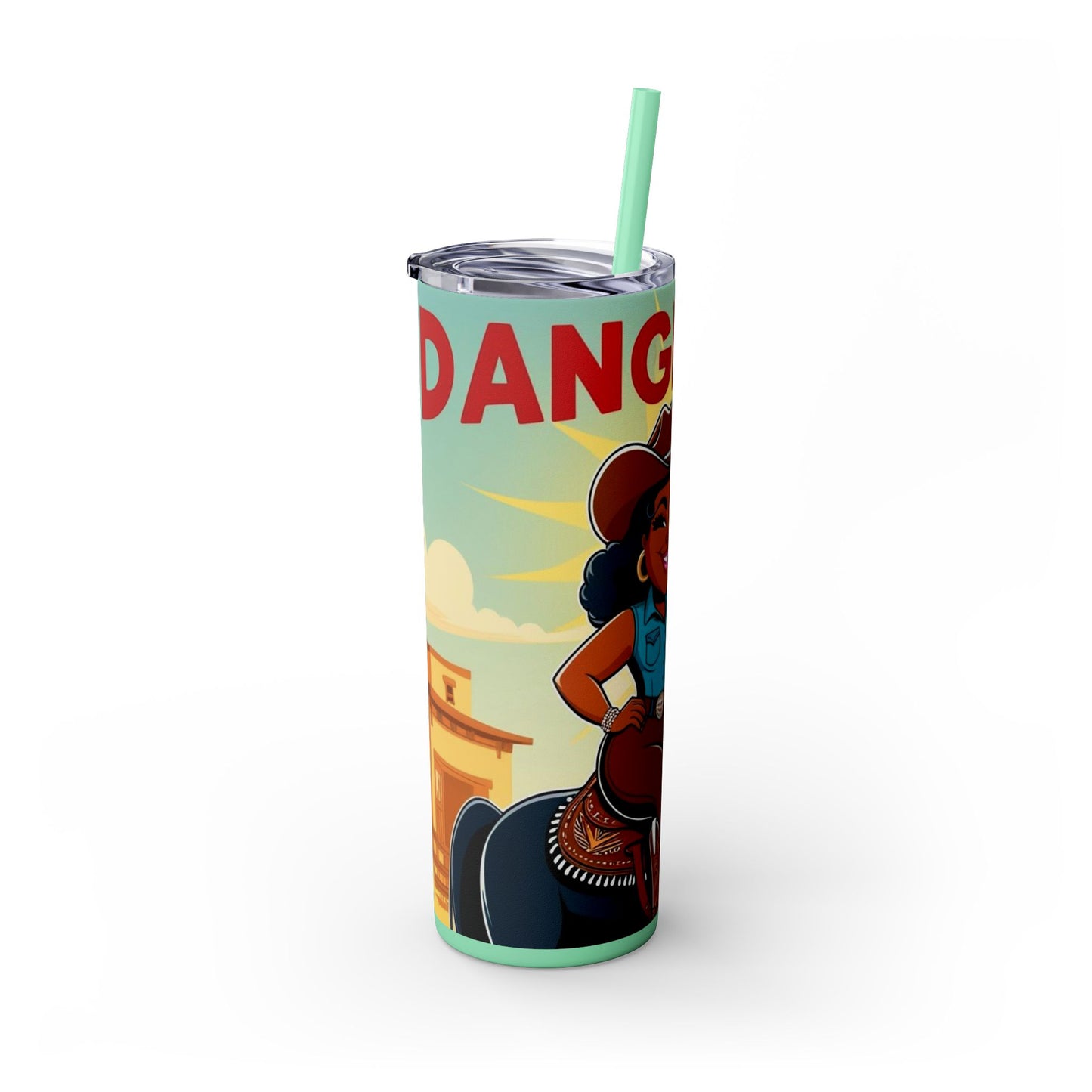 Dangerous Cowgirl Tumbler with Straw - 20oz
