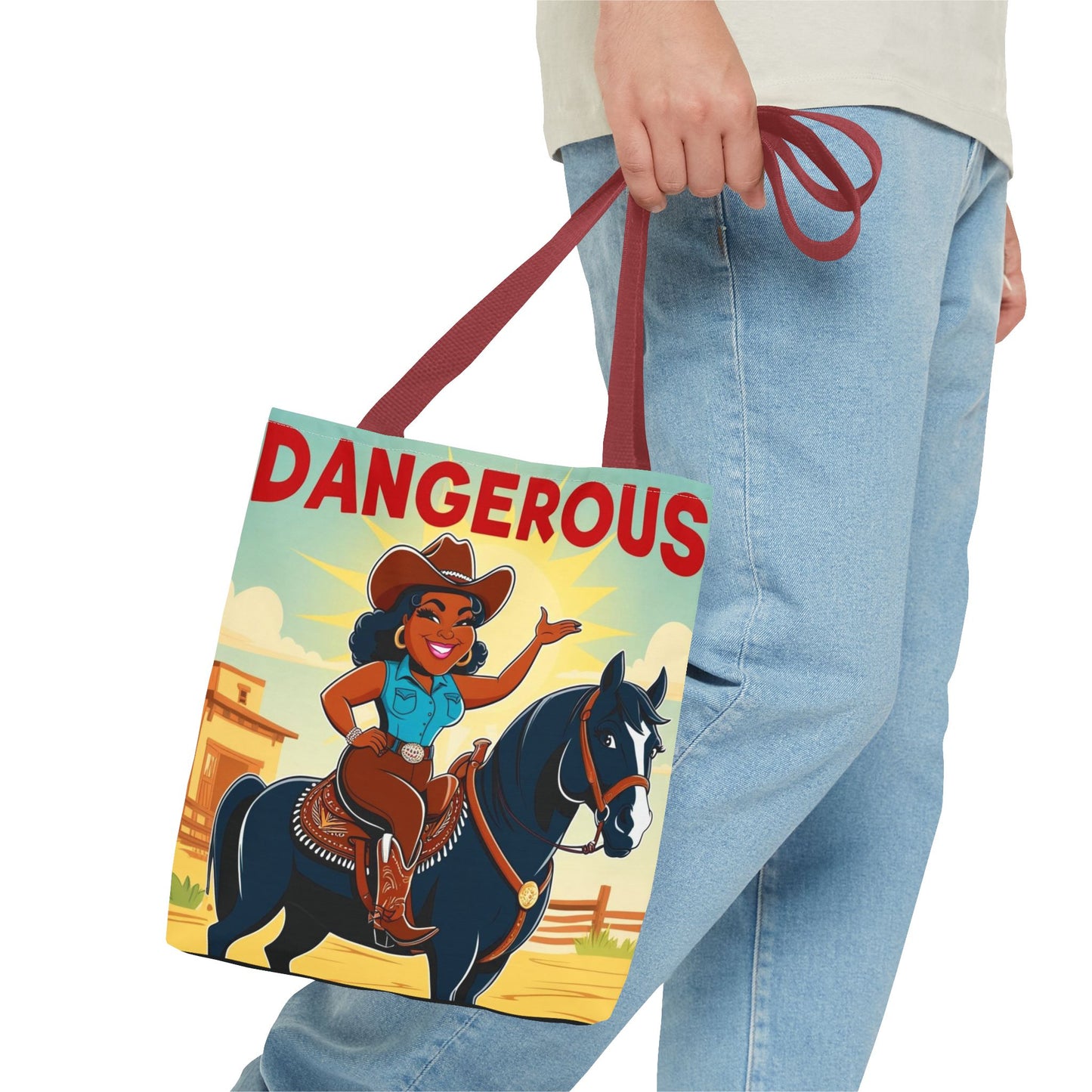 Dangerous Cowgirl Tote Bag