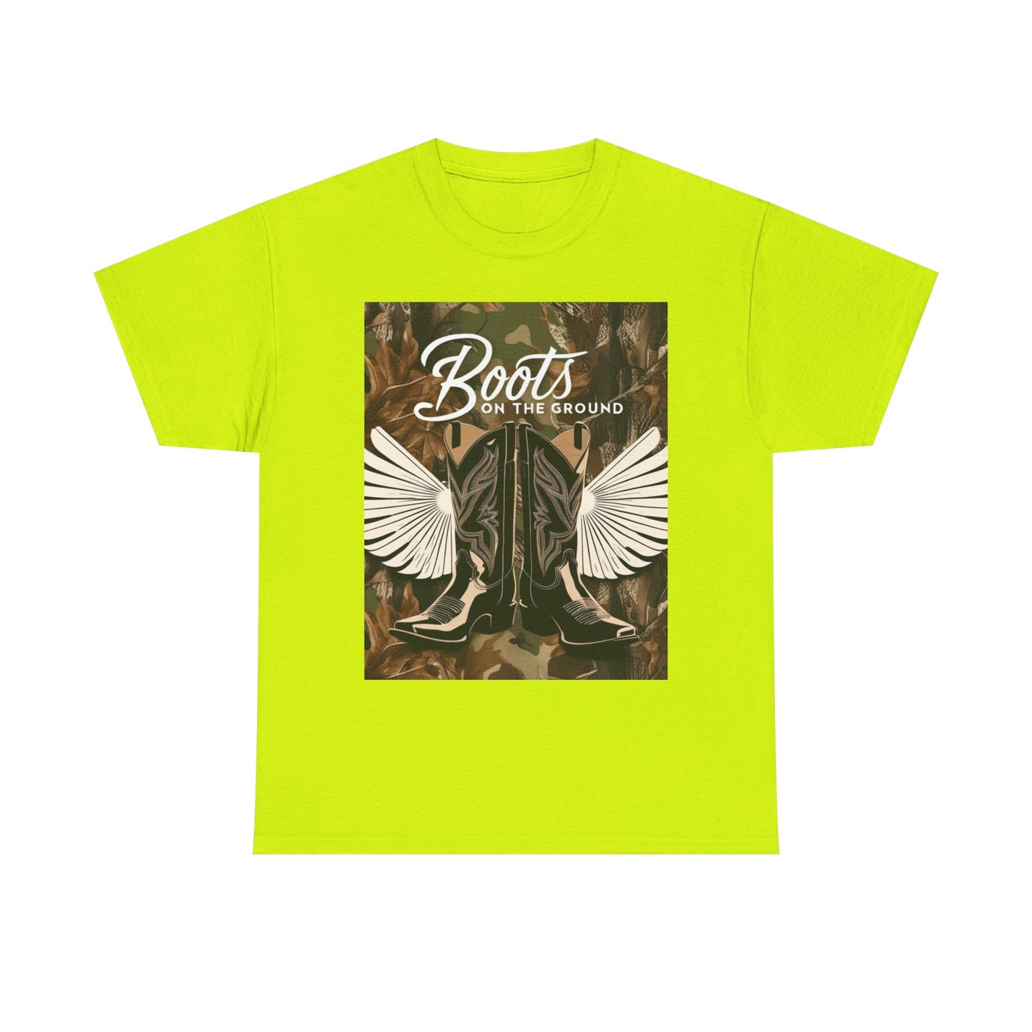 Boots On The Ground Unisex Cotton Tee