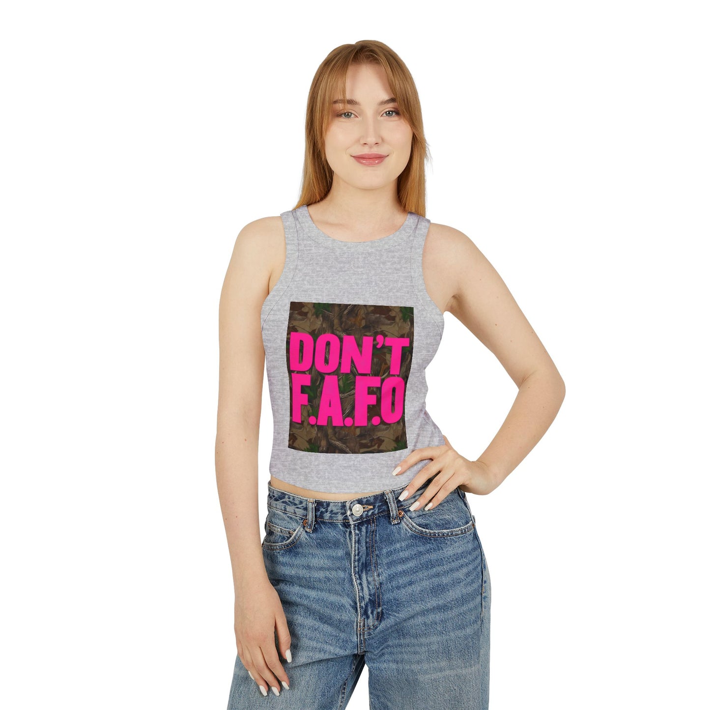 Don't F.A.F.O. Women's Racer Tank Top
