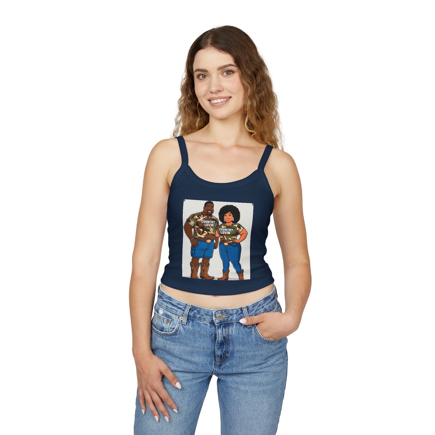 Country Lovin Women's Spaghetti Strap Tank Top