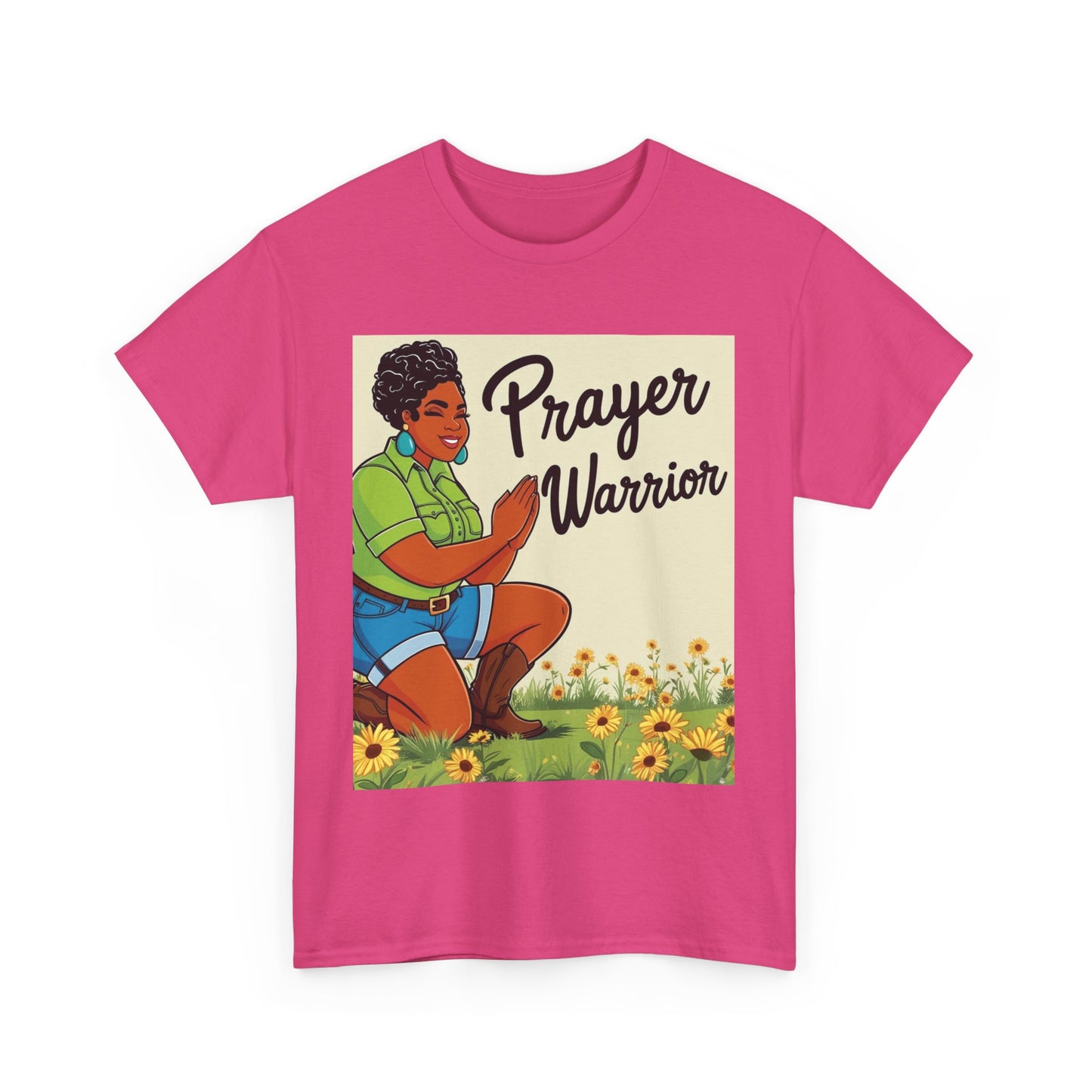Prayer Warrior Unisex Cotton Tee