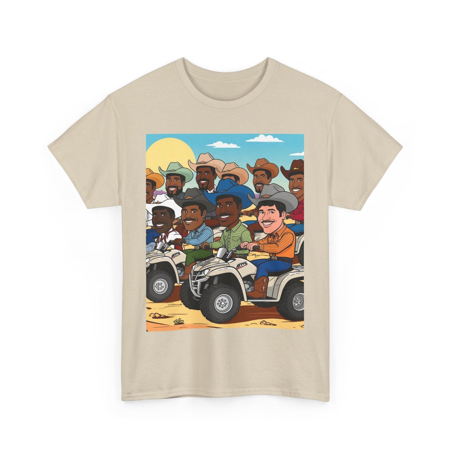 Retro Cowboy Adventure Unisex Cotton Tee