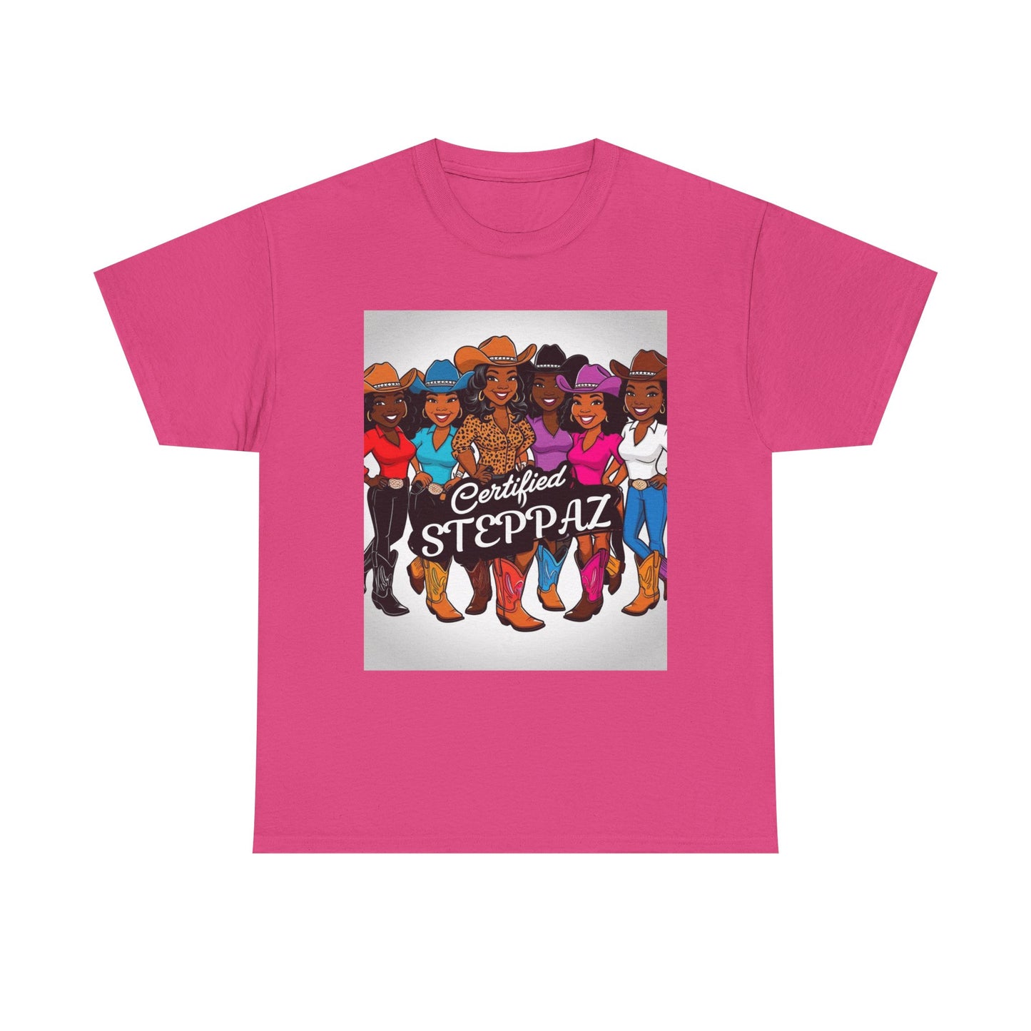 Certified Steppaz Unisex Cotton Tee 3-EVEN More Colors