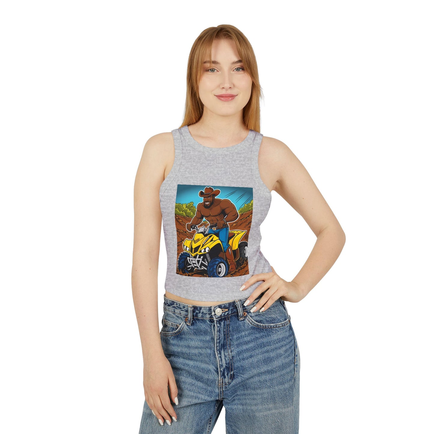 Big Boy Women's Micro Rib Racer Tank Top