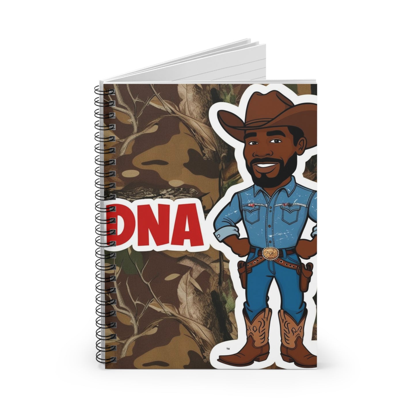Country Boy DNA Spiral Notebook