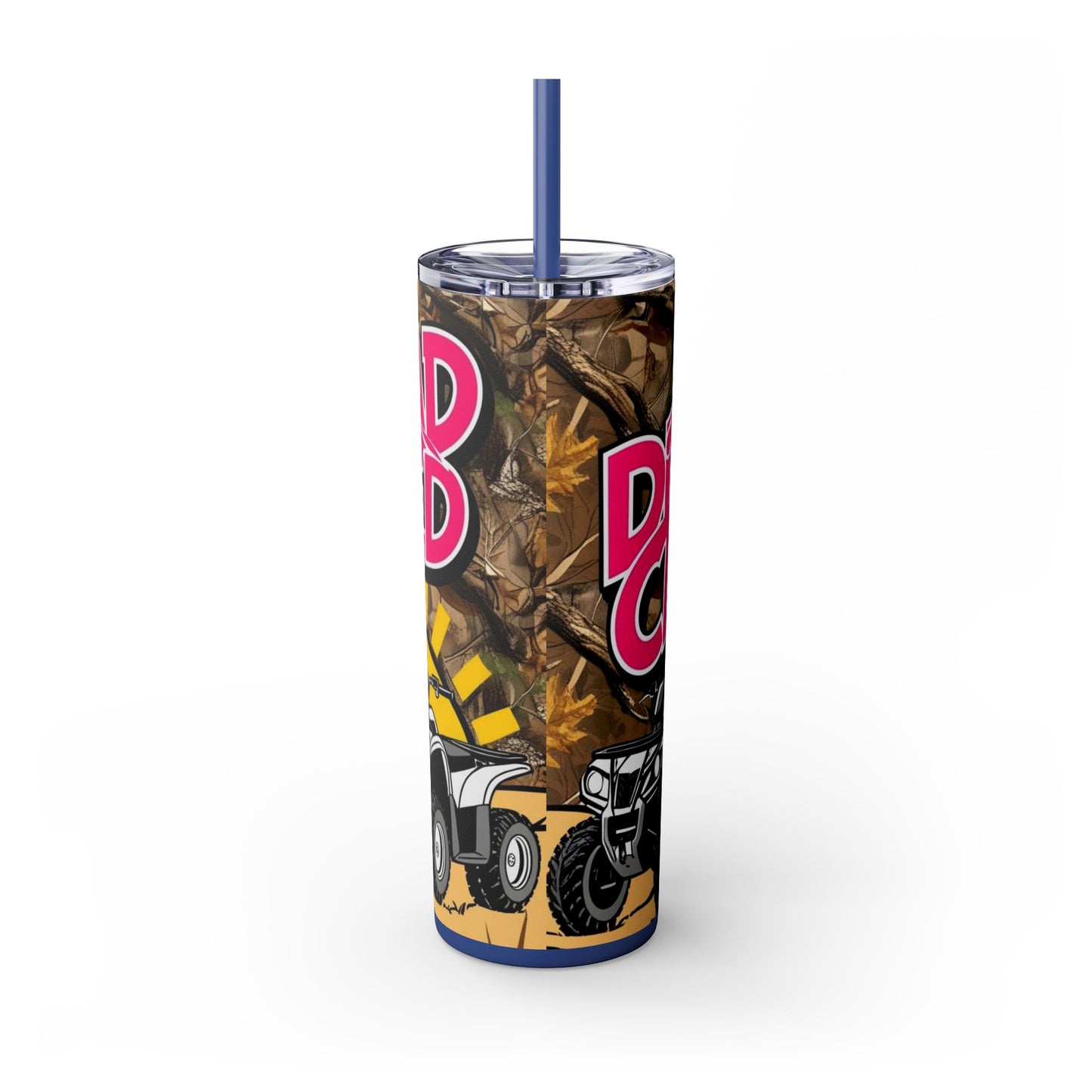 Dirt Road Certified Pink Skinny Tumbler with Straw - 20oz