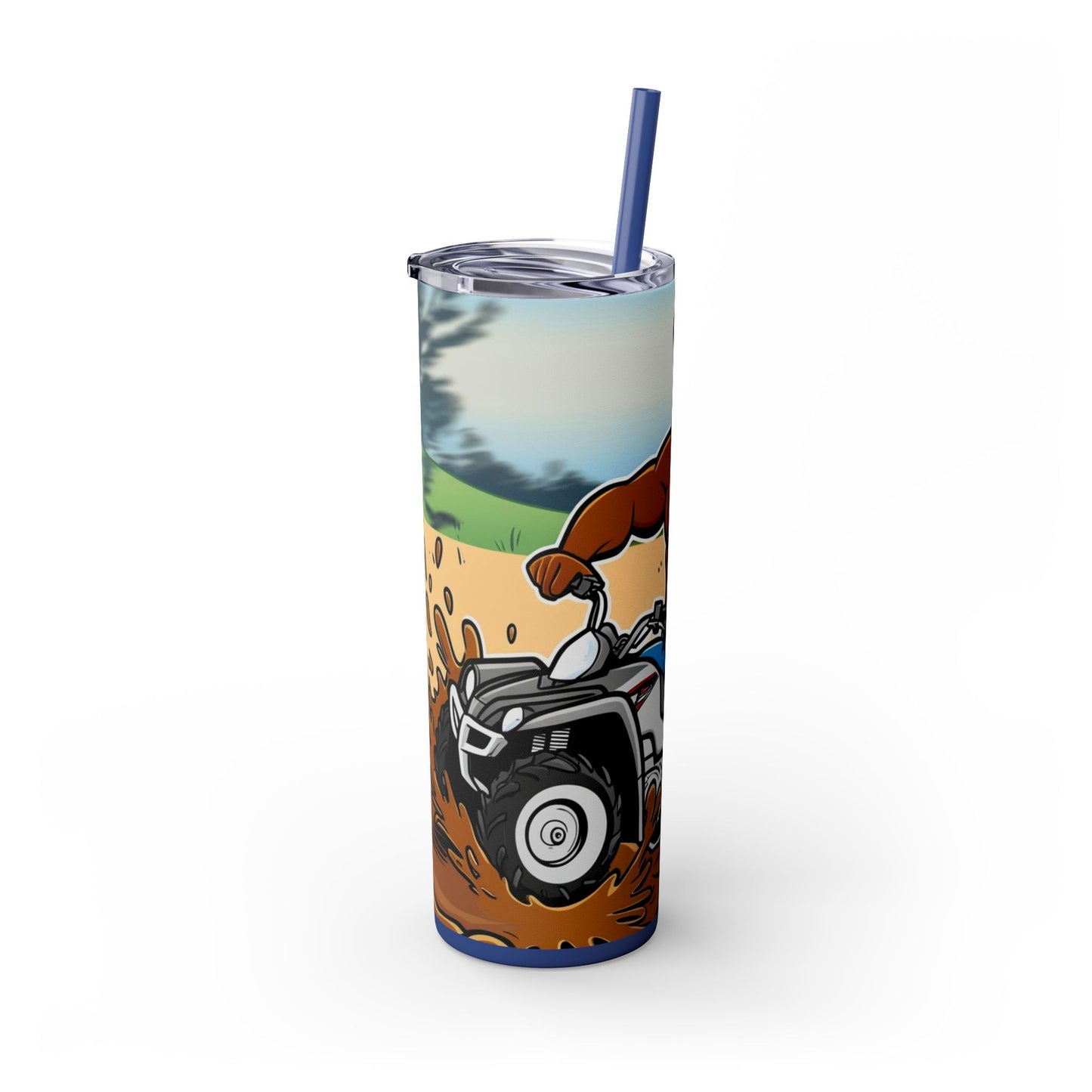 Big Boy Skinny Tumbler with Straw, 20oz