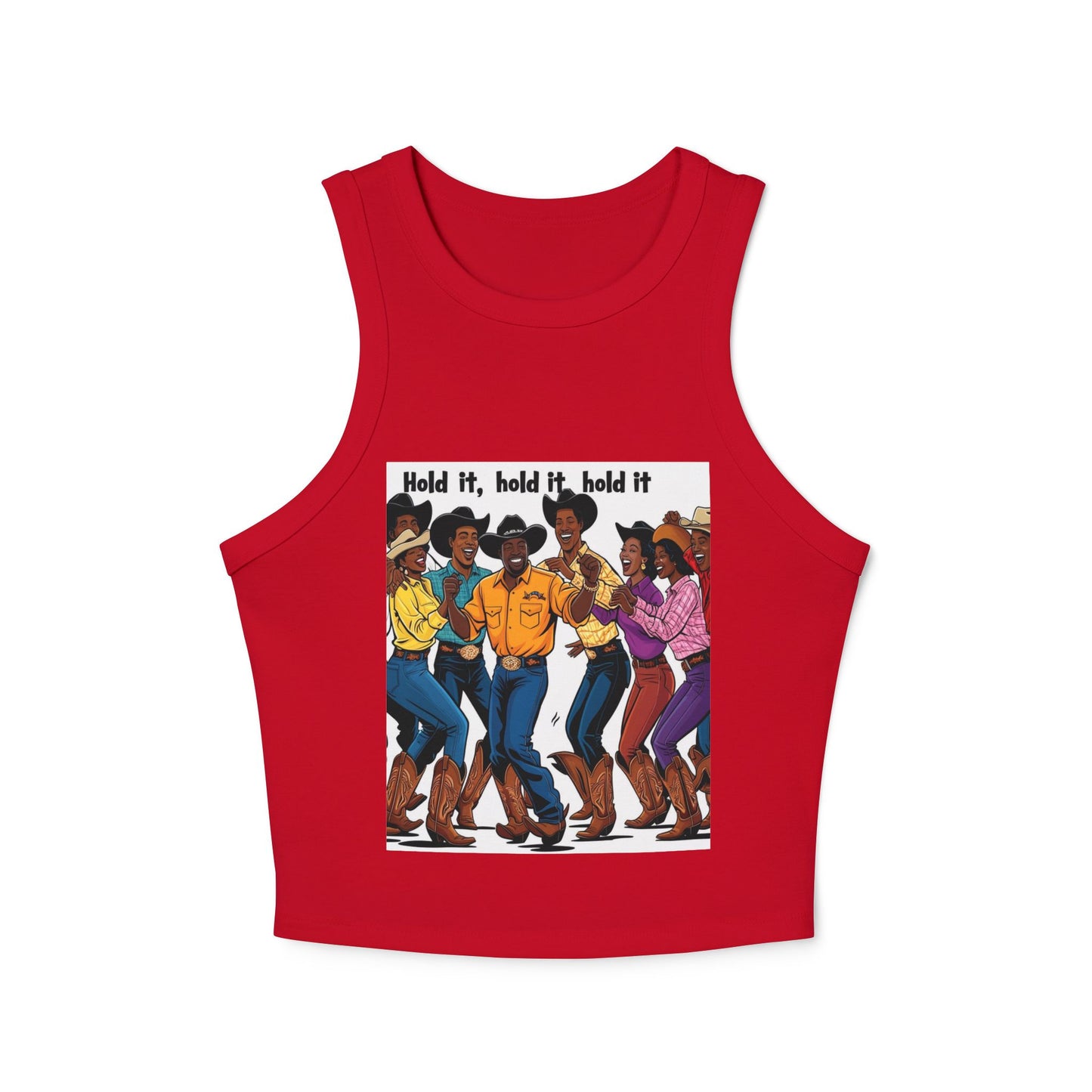 Hold It X4 Graphic Racer Tank Top