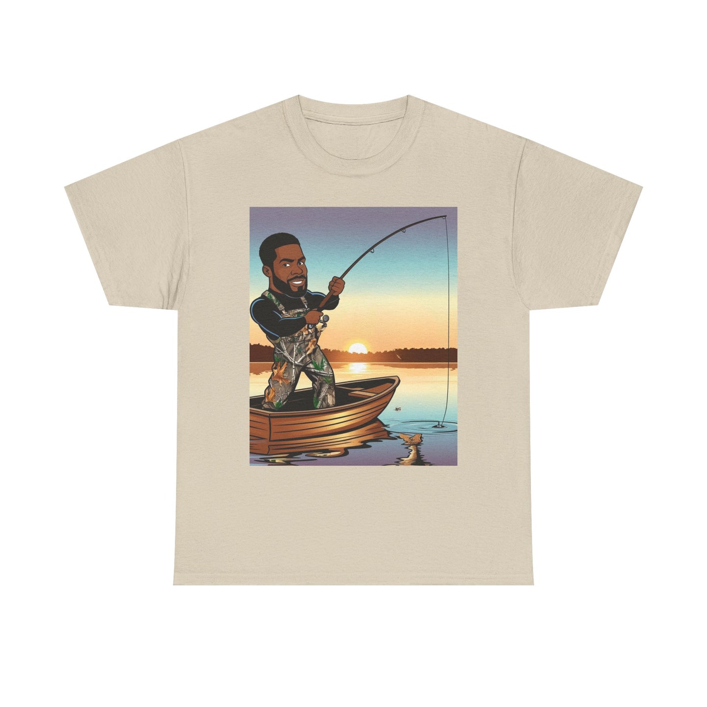 Handsome Fisherman Unisex  Cotton Tee