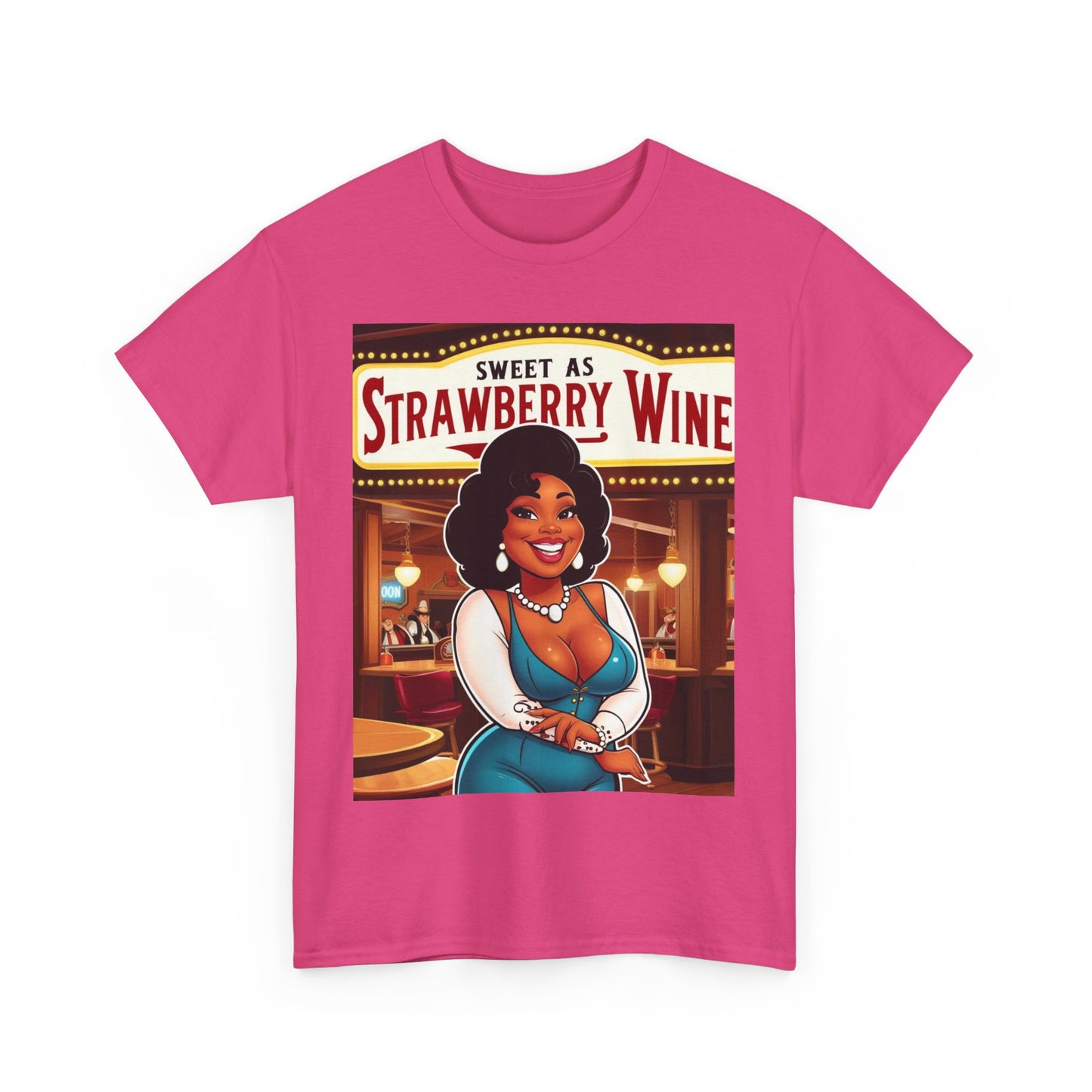 Sweet as Strawberry Wine Unisex Cotton Tee