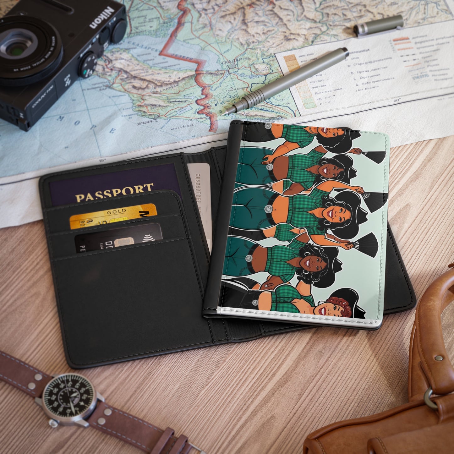 Group Dancers Passport Cover