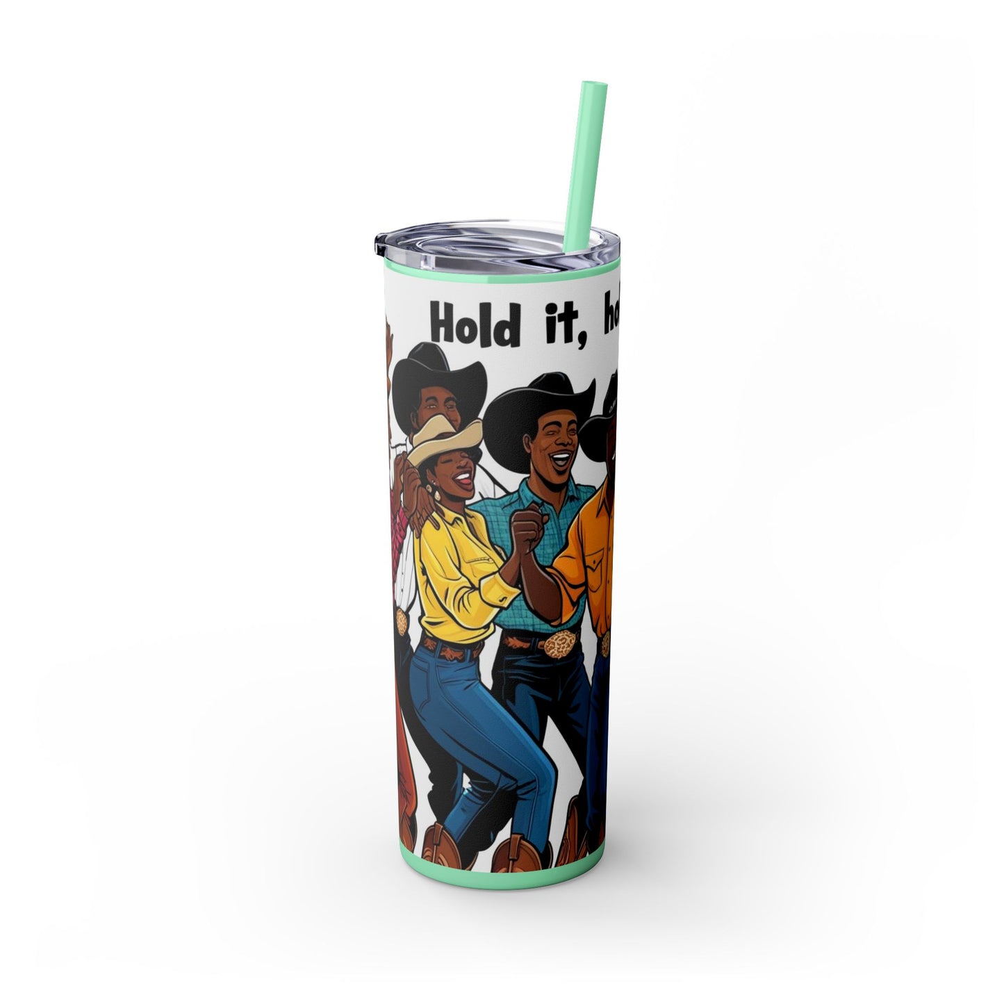 Hold It X4 Skinny Tumbler with Straw - 20oz