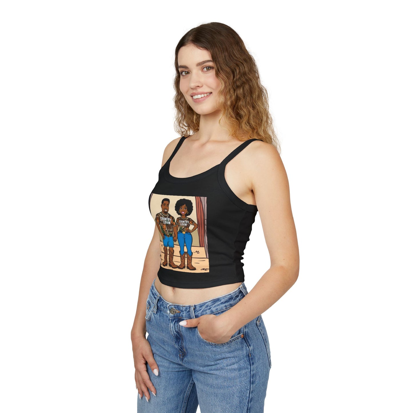 Country Lovin Women's Spaghetti Strap Tank Top