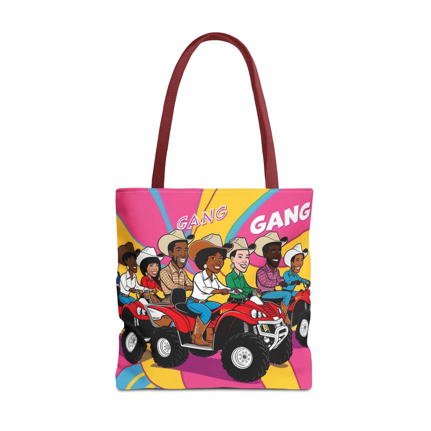 Retro Quad Gang Tote Bag