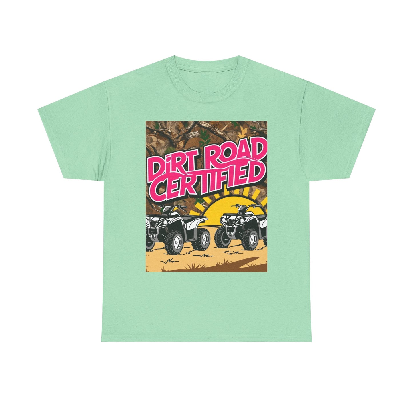 Dirt Road Certified Pink 2-More Colors Unisex Cotton Tee