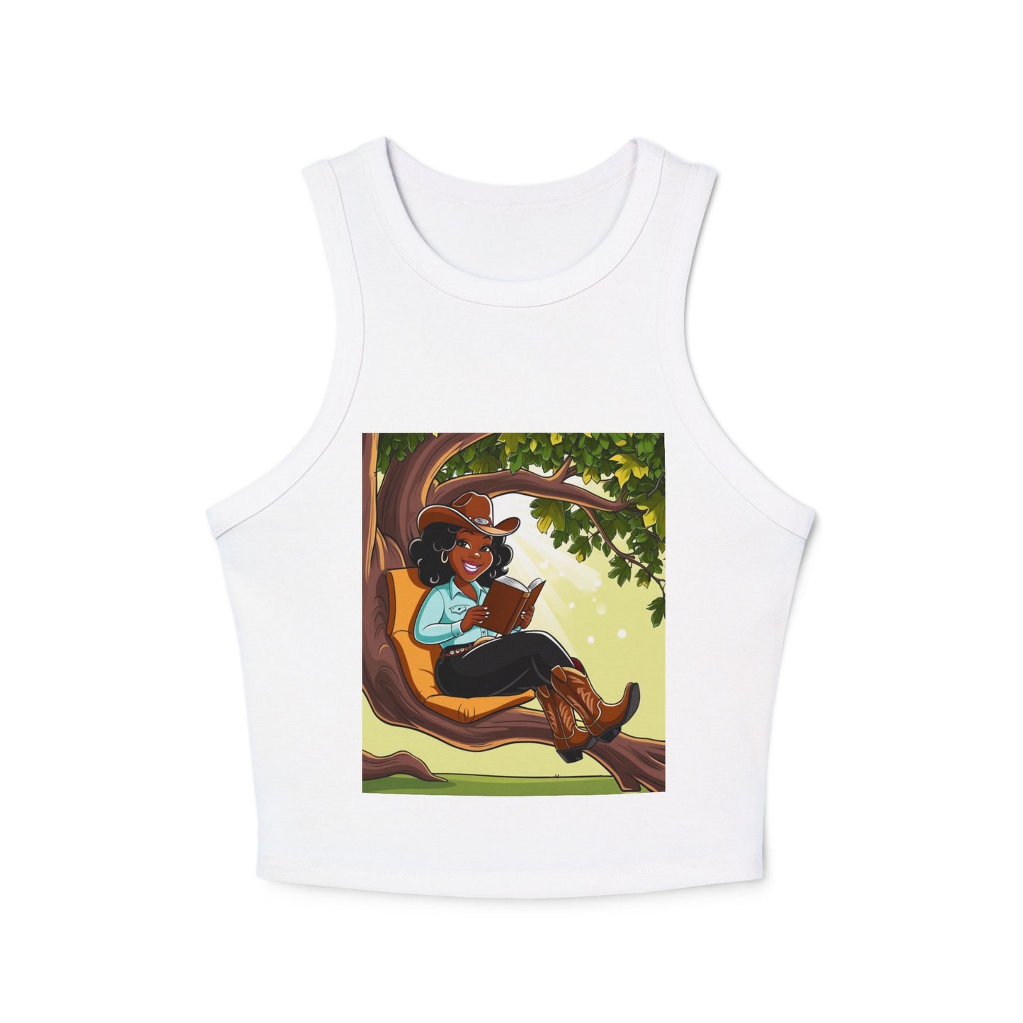 Country Nerdin' Racer Tank Top for Women