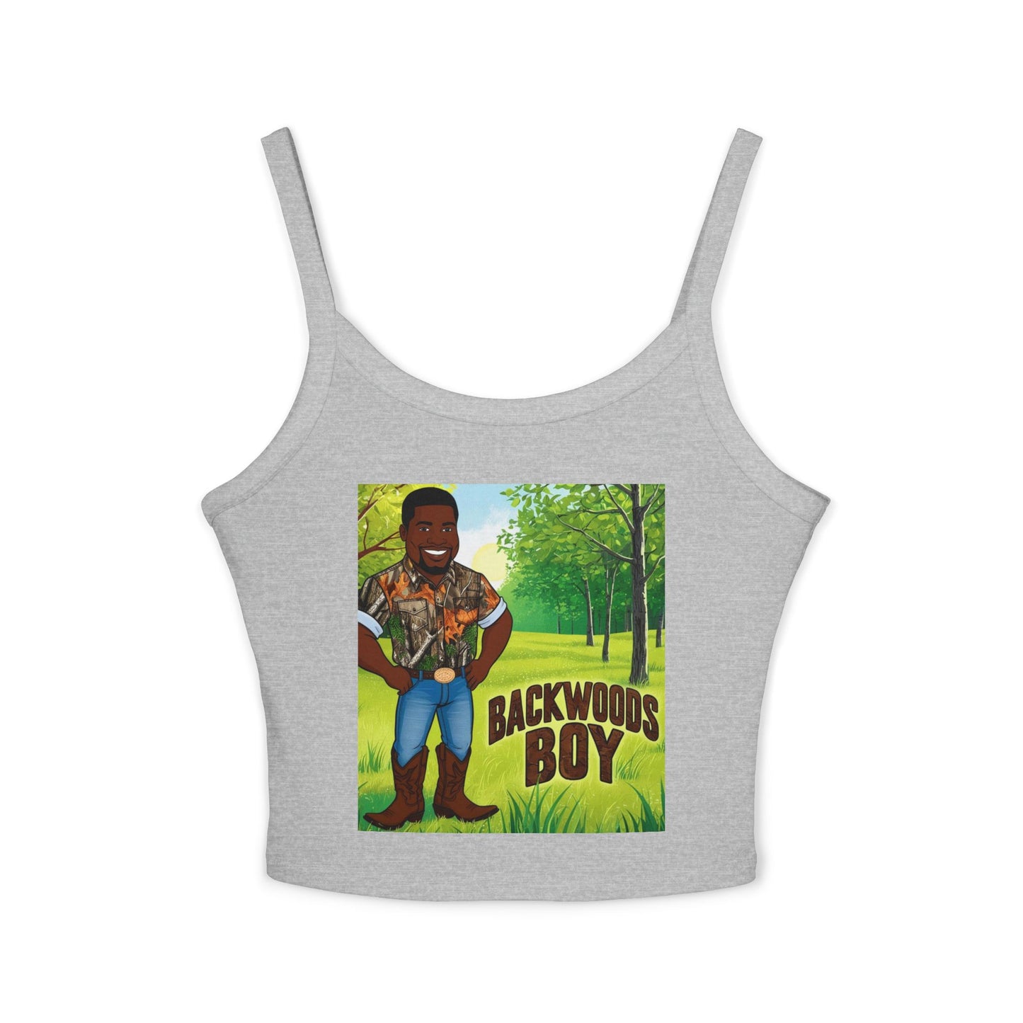 Backwoods Boy Spaghetti Strap Tank Top