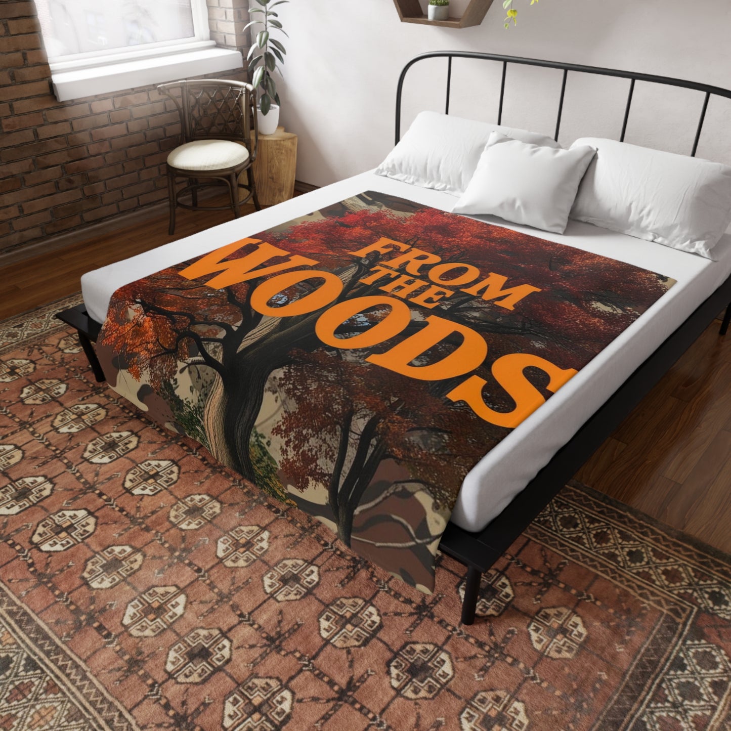 From The Woods Plush Fleece Blanket