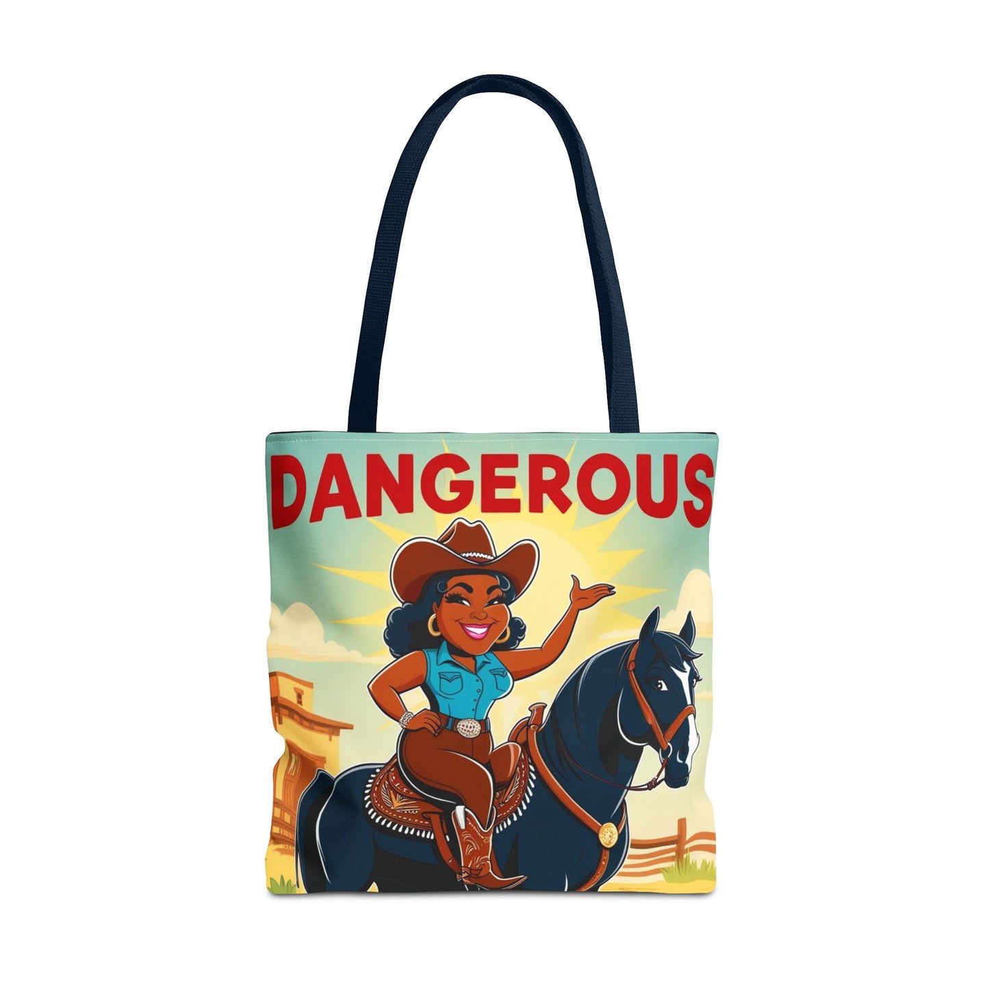 Dangerous Cowgirl Tote Bag