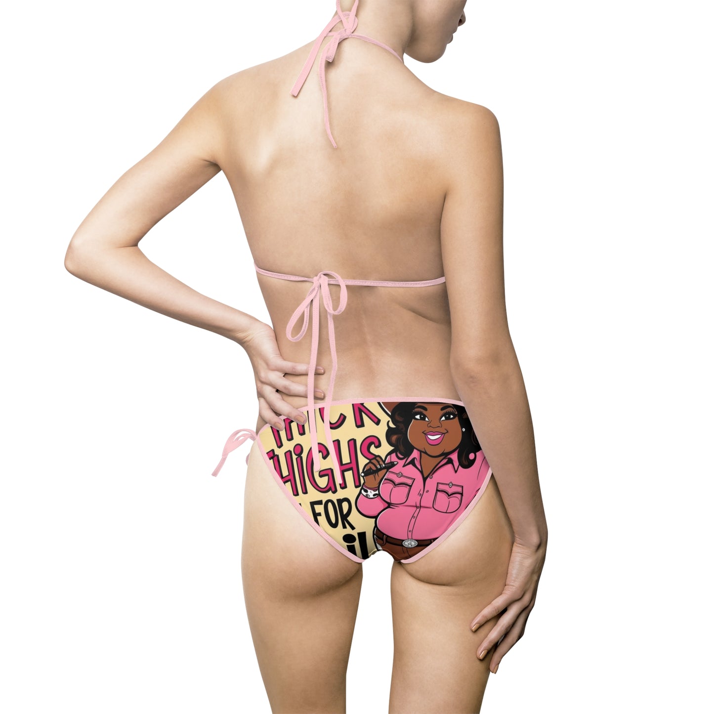 Thick Thighs Are For Trail Rides Bikini Swimsuit for Women