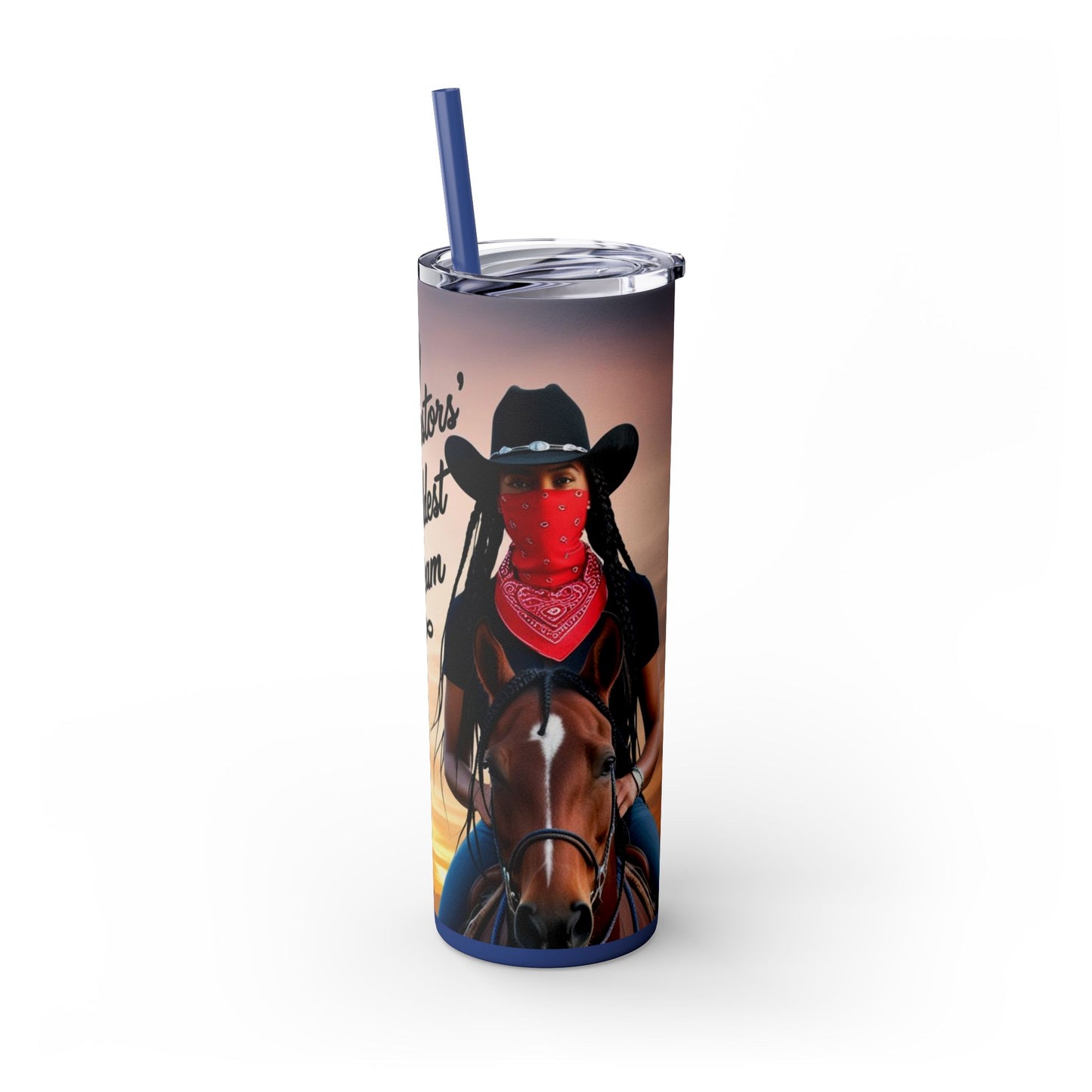 Pay Homage Skinny Tumbler with Straw, 20oz