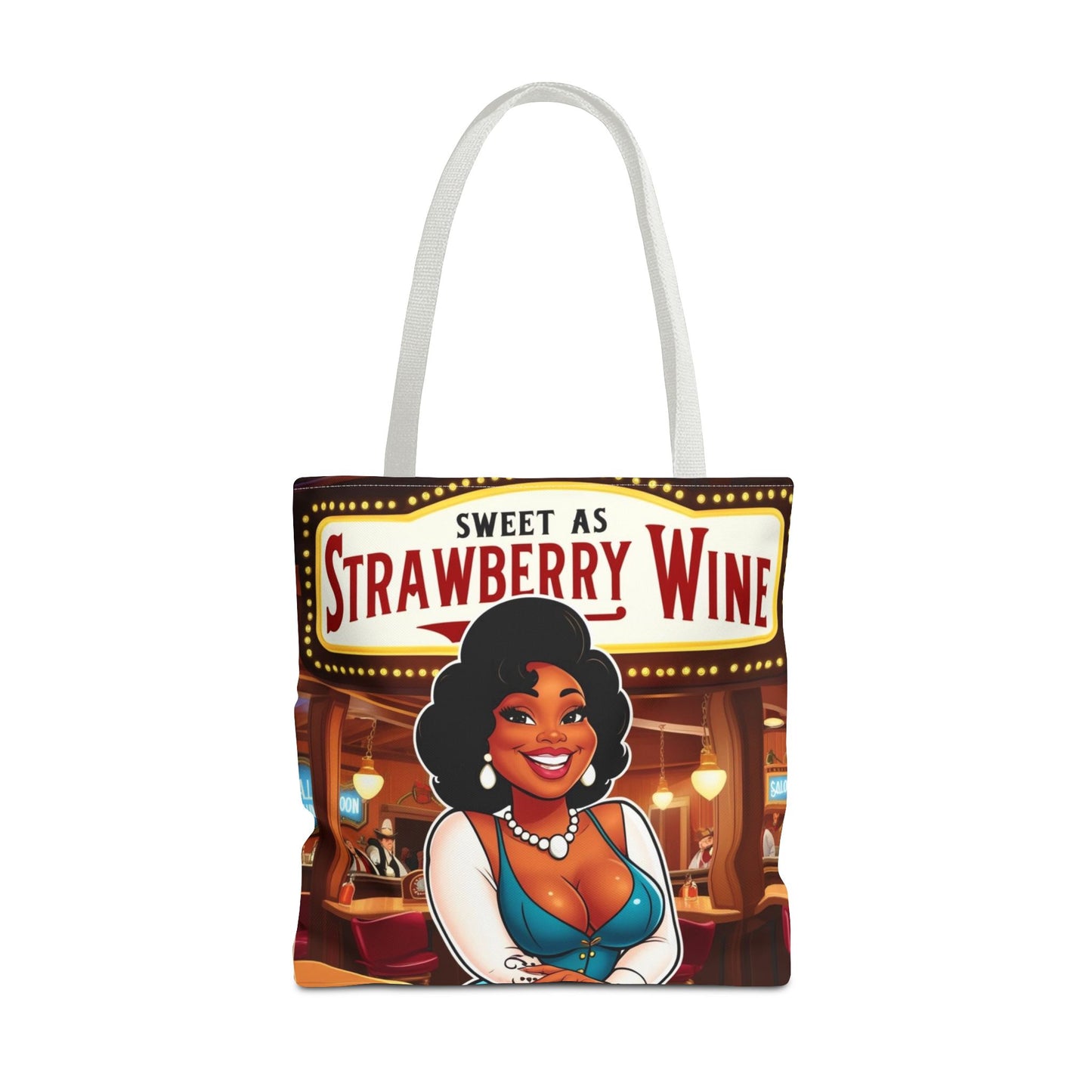 Sweet as Strawberry Wine Tote Bag