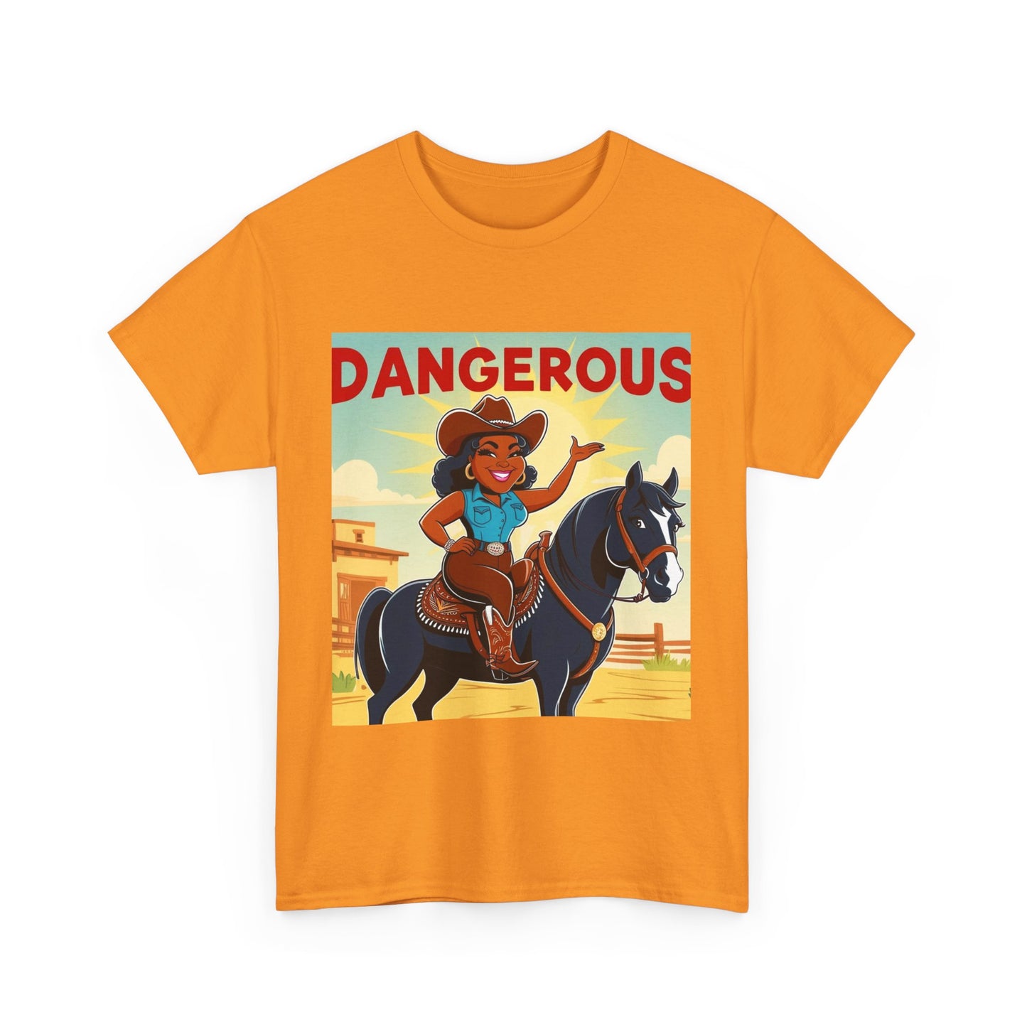 Dangerous Cowgirl Unisex Cotton Tee