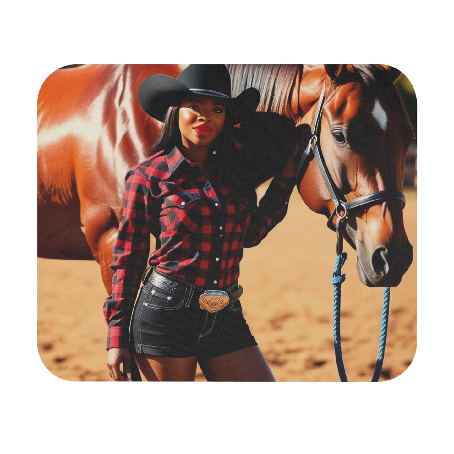 Black Beauty Mouse Pad