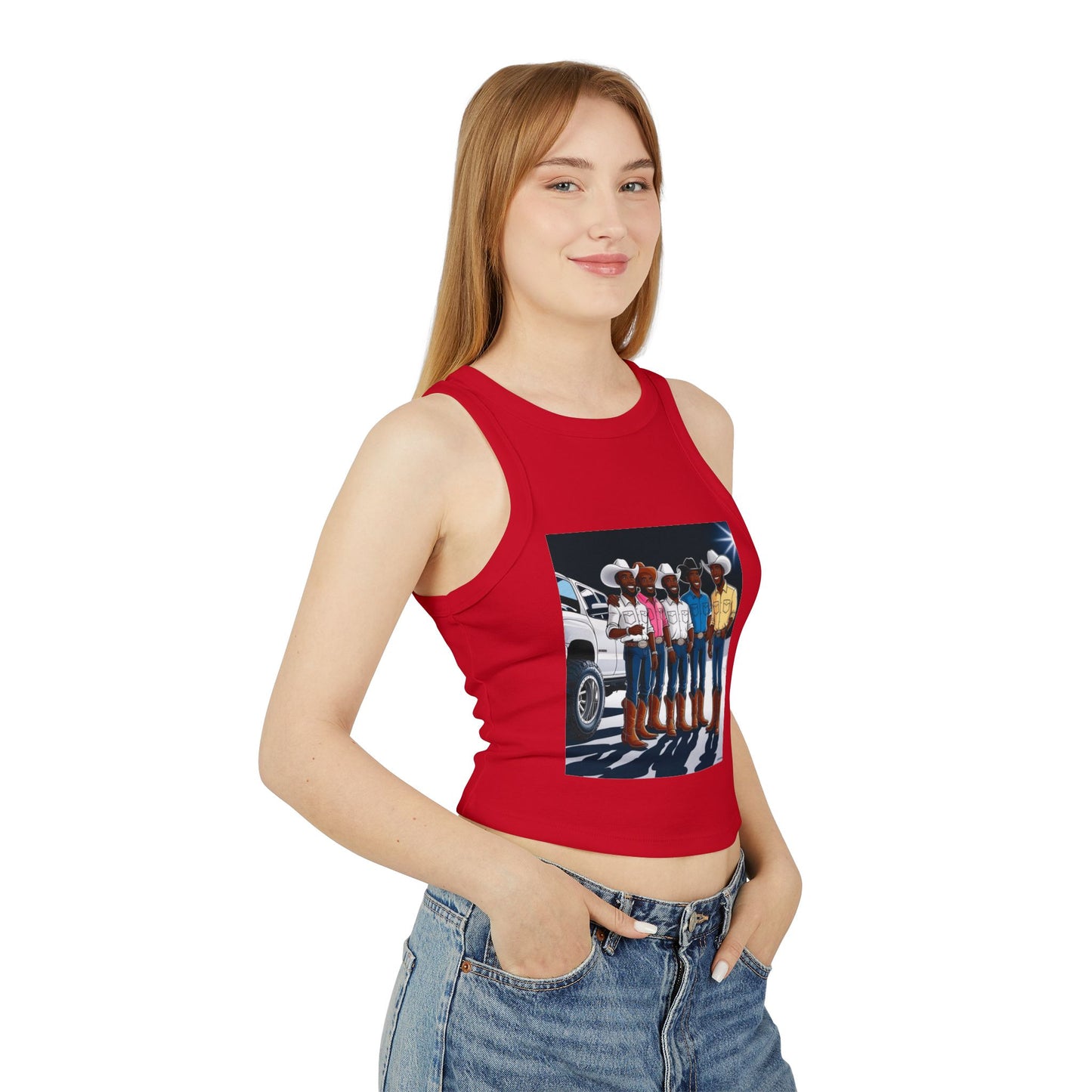 Hangin' Out Women's Micro Rib Racer Tank Top