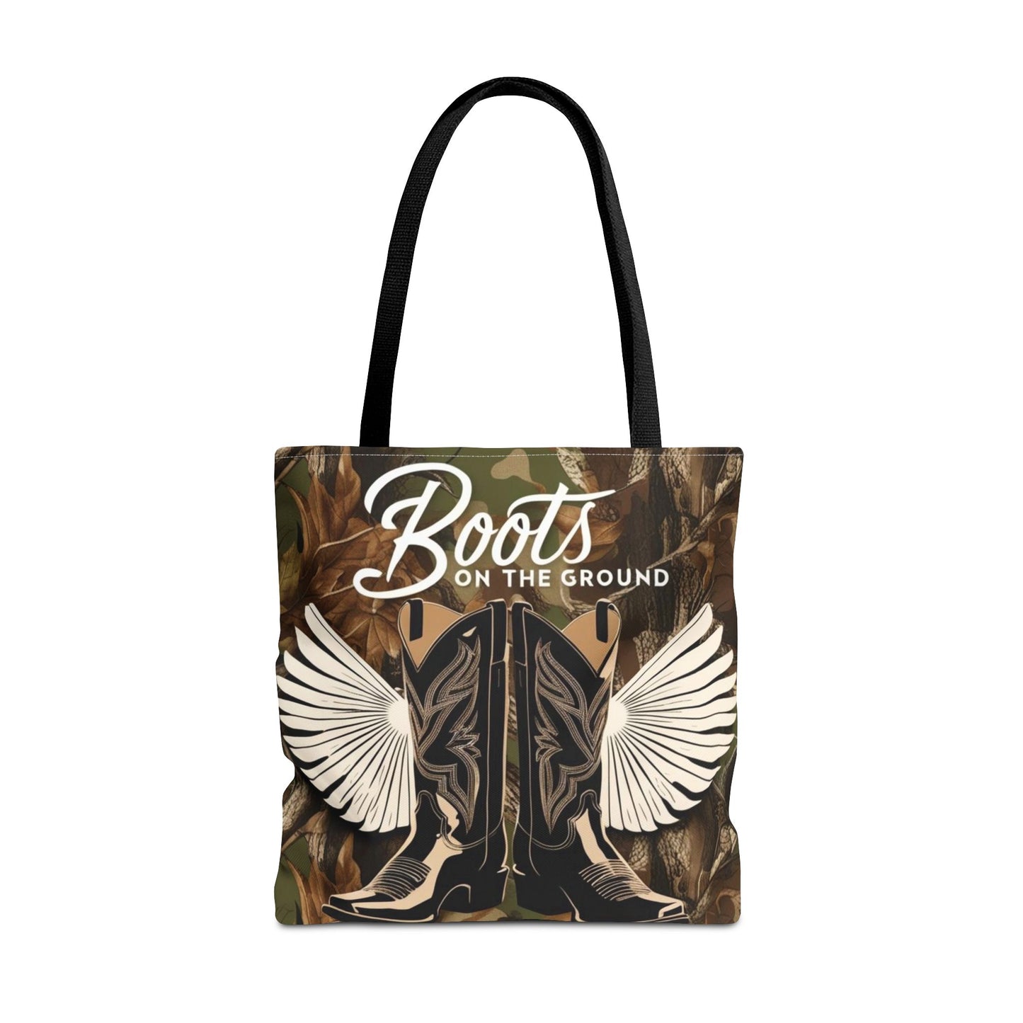 Boots On The Ground Tote Bag