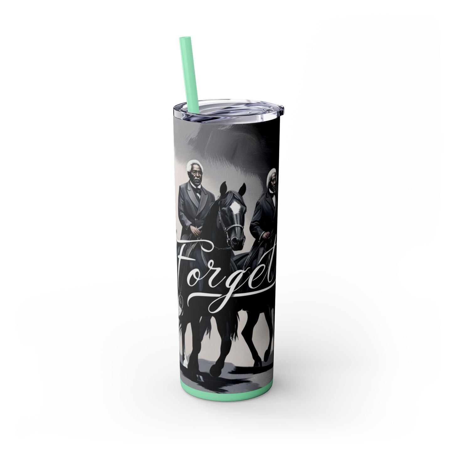 Pay Homage Skinny Tumbler with Straw, 20oz