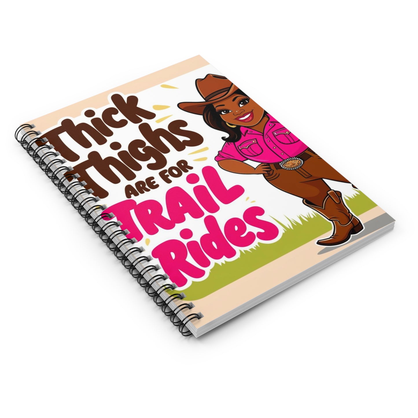 Bright Thick Thighs Spiral Notebook - Ruled Line