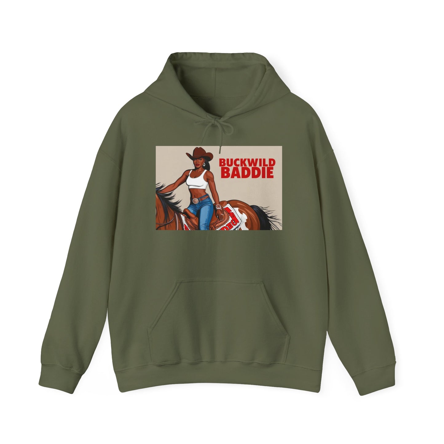 Buckwild Baddie Unisex Hoodie