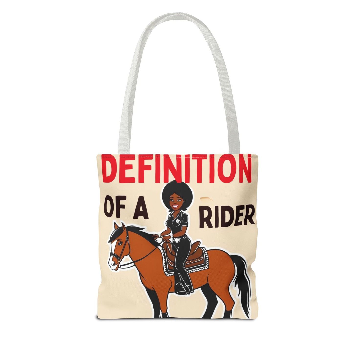 Definition of a Rider Tote Bag