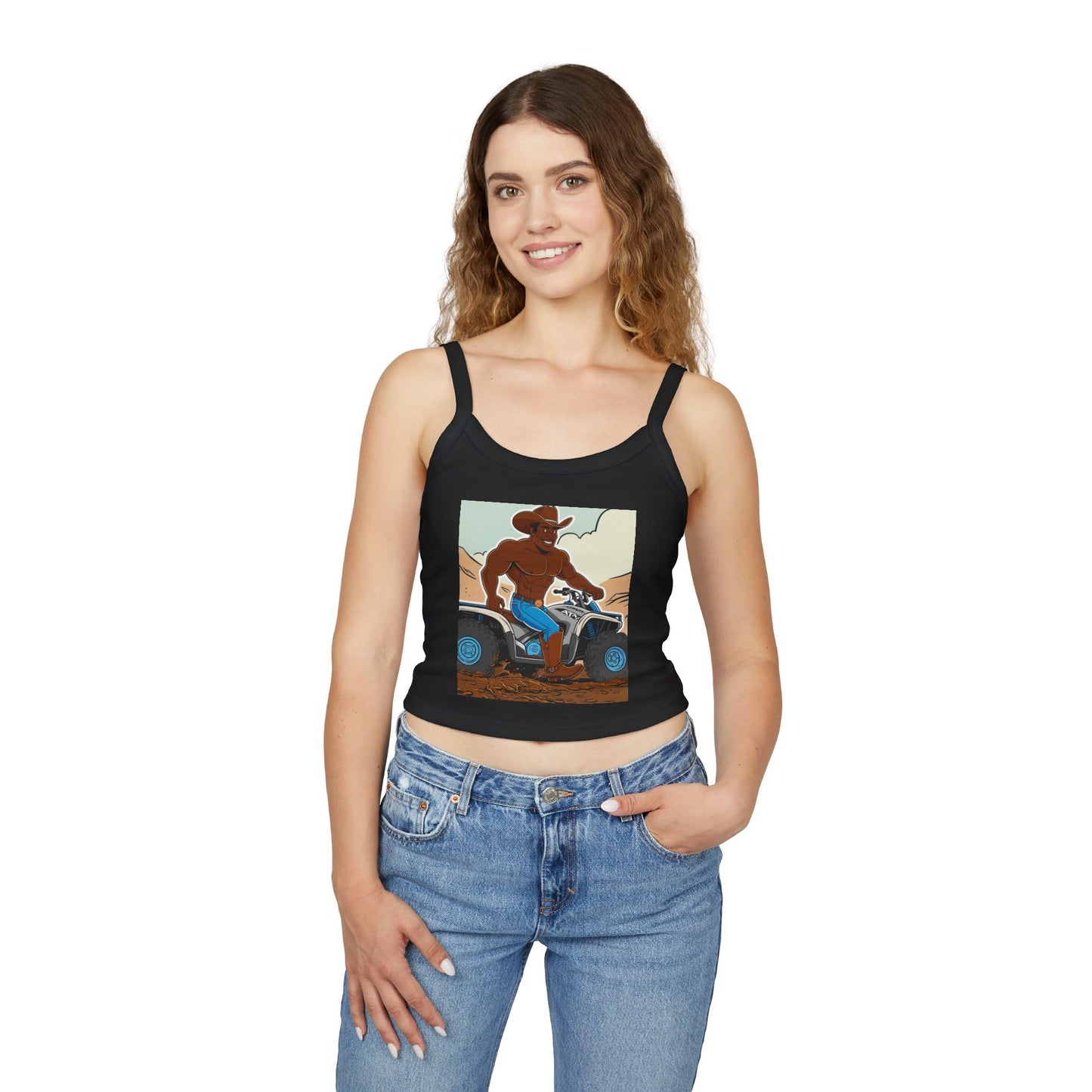 Big Cowboy Adventure Spaghetti Strap Tank Top